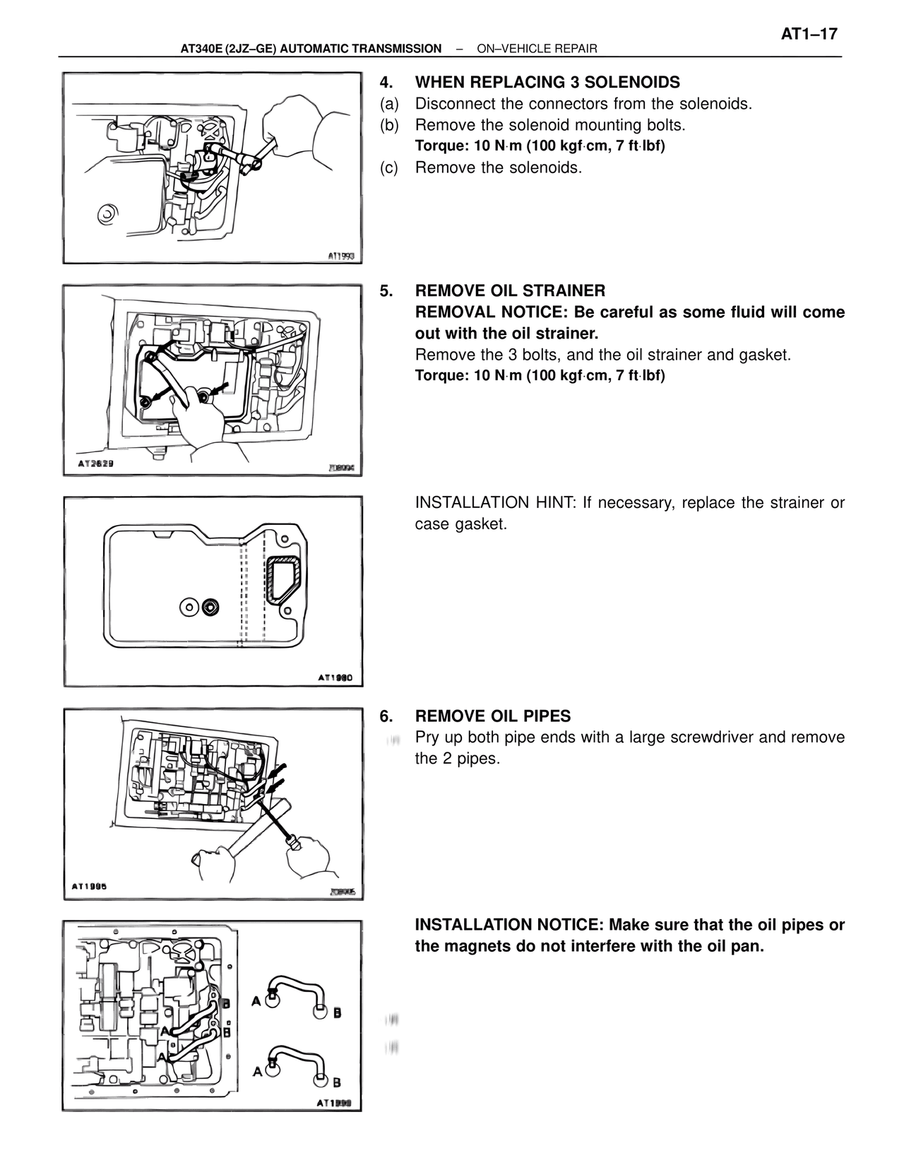 A340 Automatic Trans (GE) — MK4 Supra A340 Automatic Trans (GE), page 17