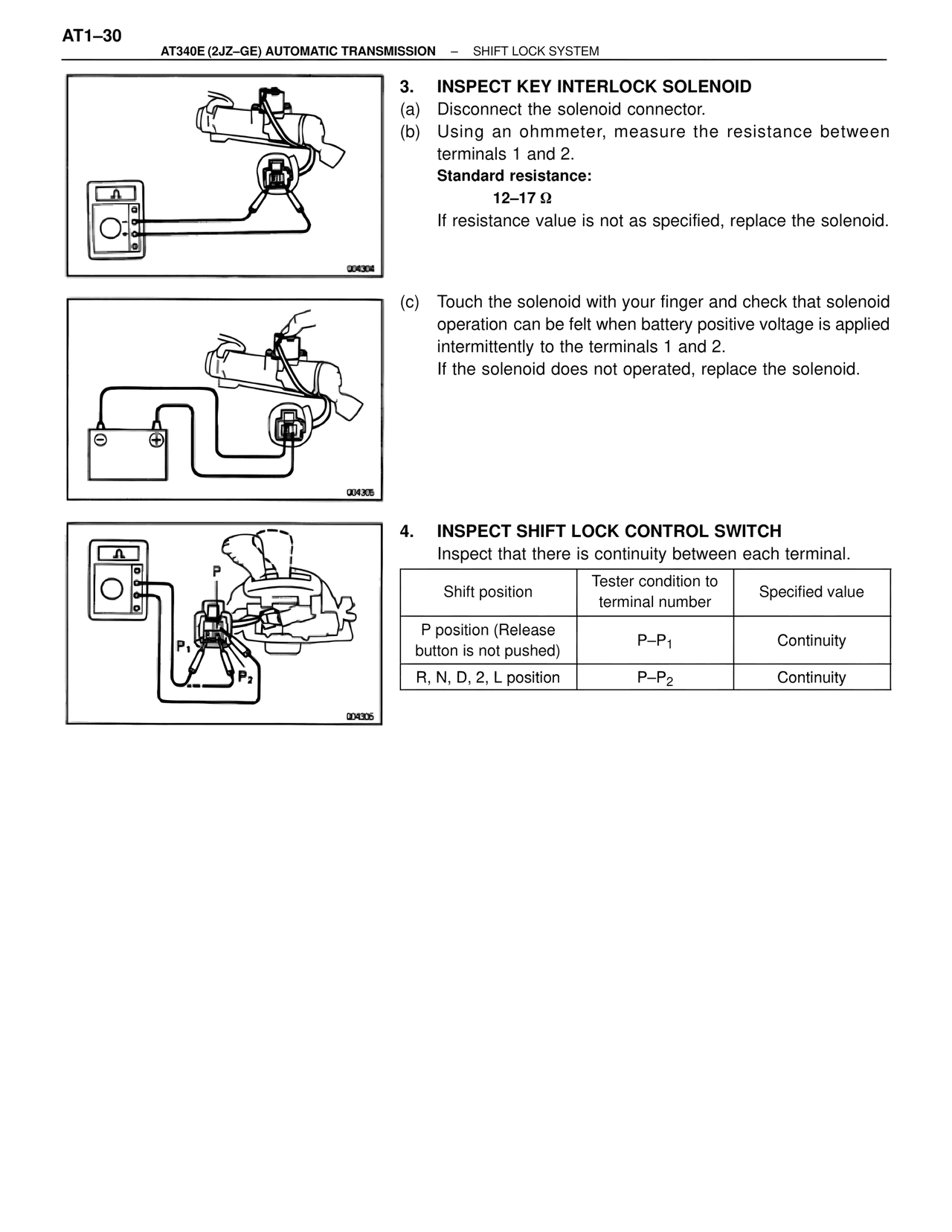A340 Automatic Trans (GE) — MK4 Supra A340 Automatic Trans (GE), page 30