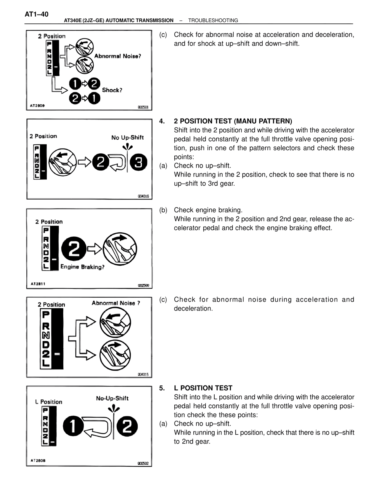 A340 Automatic Trans (GE) — MK4 Supra A340 Automatic Trans (GE), page 40