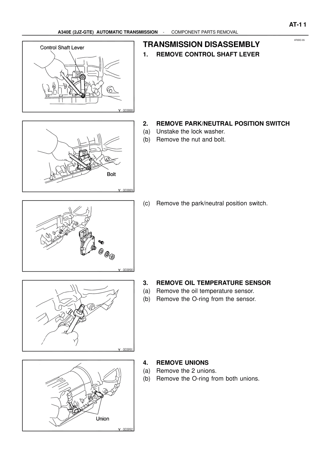 Transmission Disassembly — MK4 Supra ATM Unit Repair, page 48