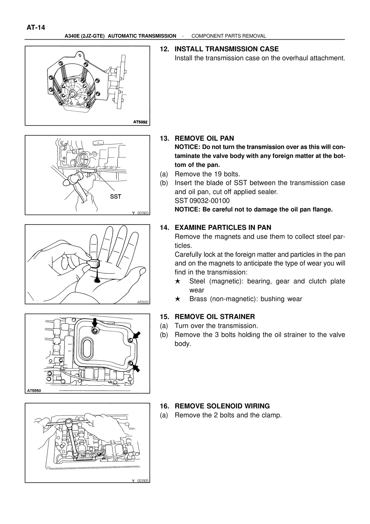Component Parts Removal — MK4 Supra ATM Unit Repair, page 51