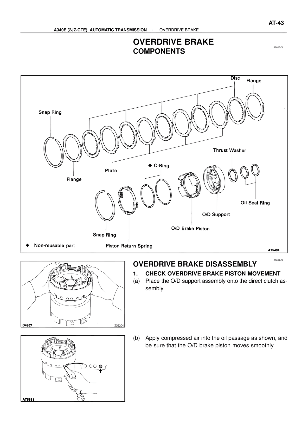 Overdrive Brake Components — MK4 Supra ATM Unit Repair, page 80