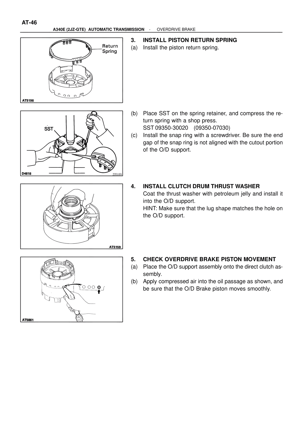 Overdrive Brake — MK4 Supra ATM Unit Repair, page 83