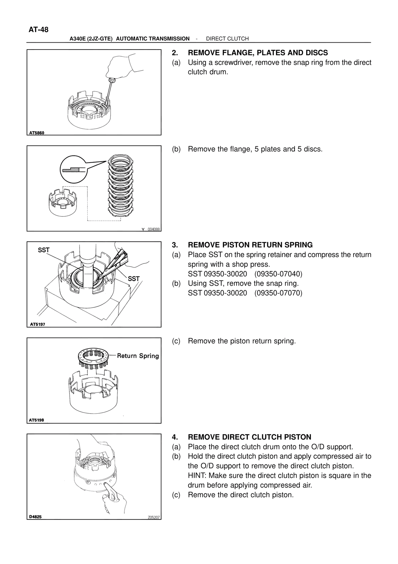 Direct Clutch — MK4 Supra ATM Unit Repair, page 85