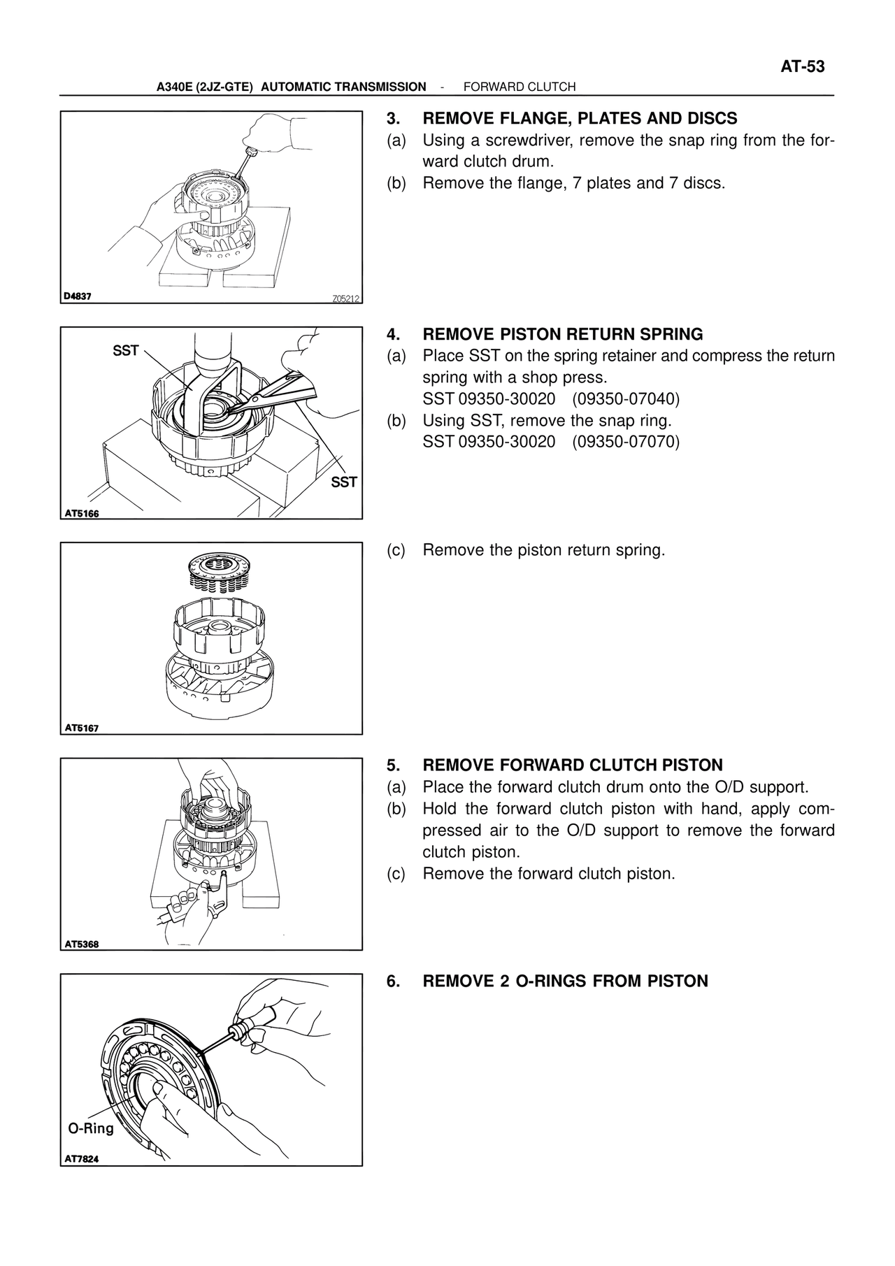 Forward Clutch — MK4 Supra ATM Unit Repair, page 90