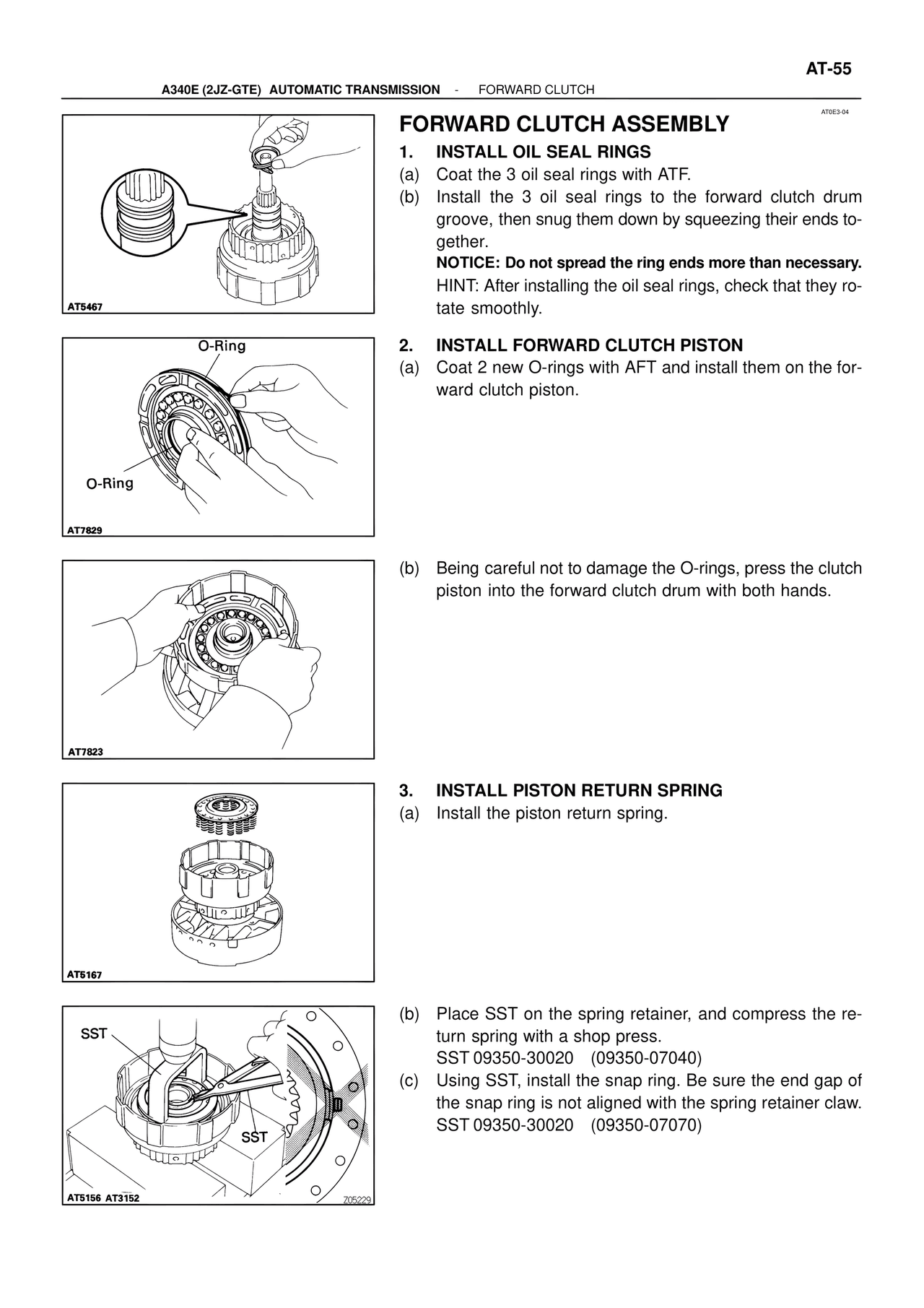Forward Clutch Assembly — MK4 Supra ATM Unit Repair, page 92