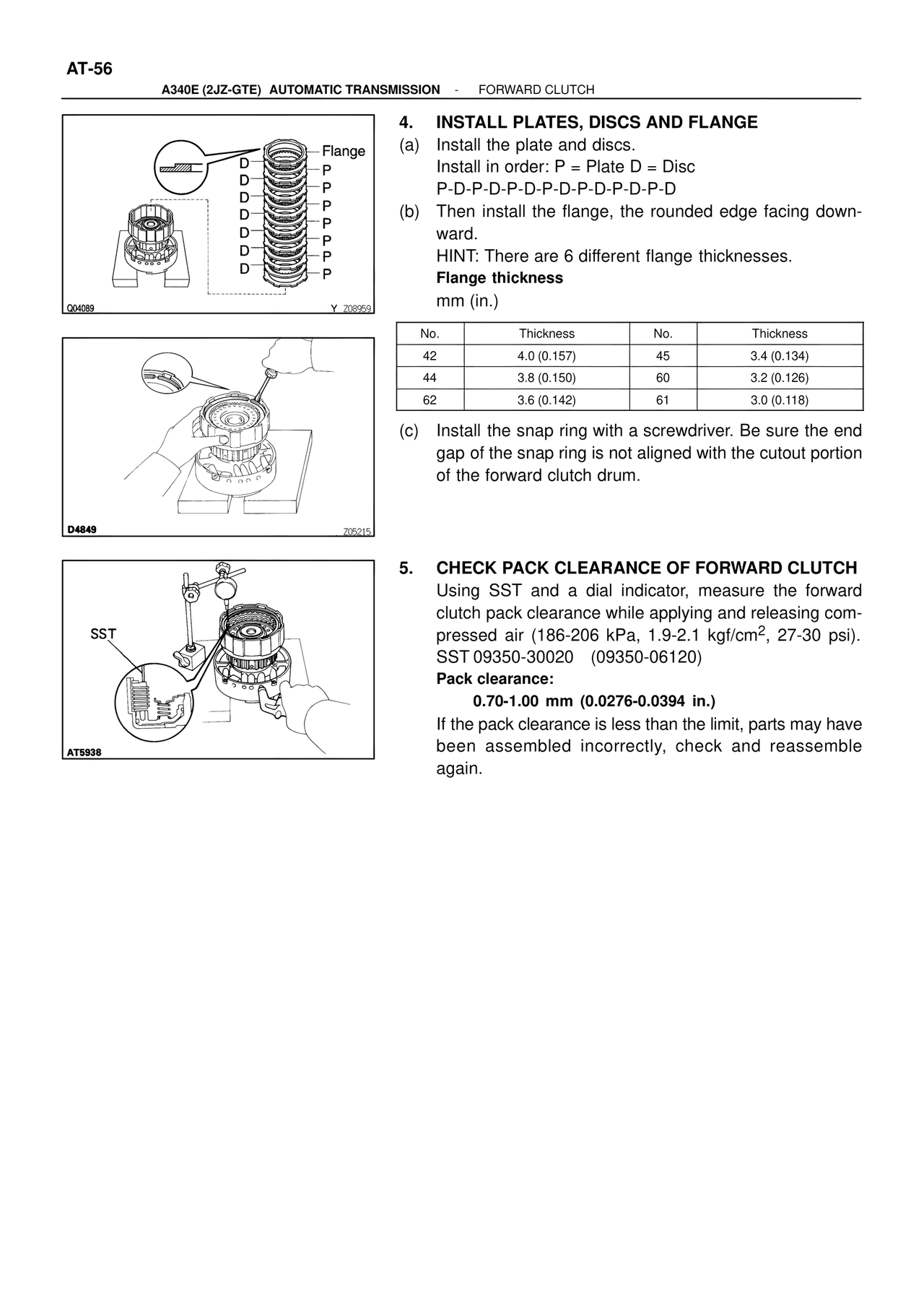 Install Plates, Discs and Flange — MK4 Supra ATM Unit Repair, page 93
