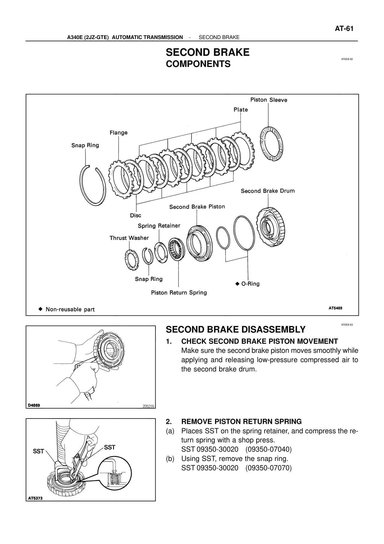 Second Brake Components — MK4 Supra ATM Unit Repair, page 98