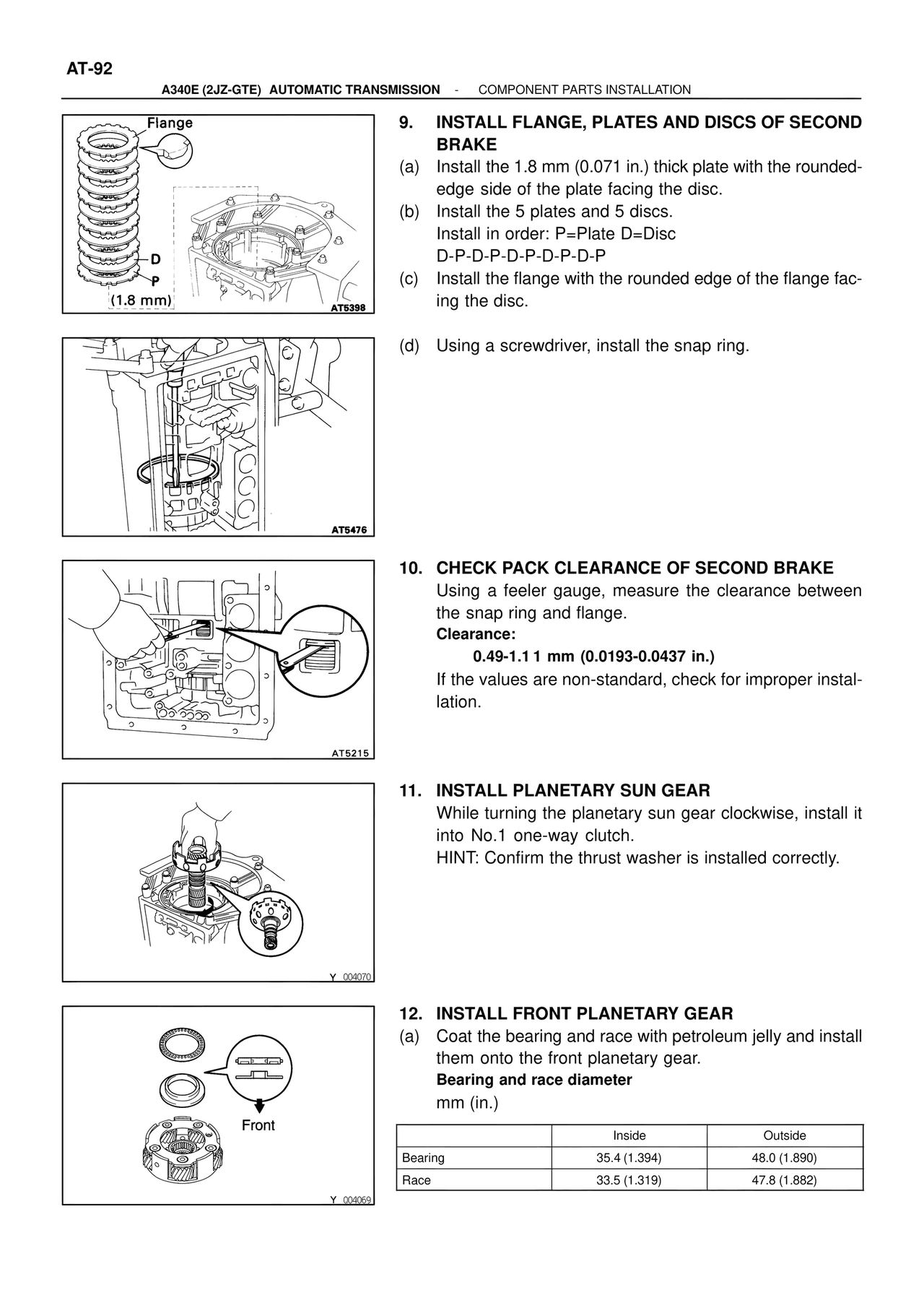 Component Parts Installation — MK4 Supra ATM Unit Repair, page 129