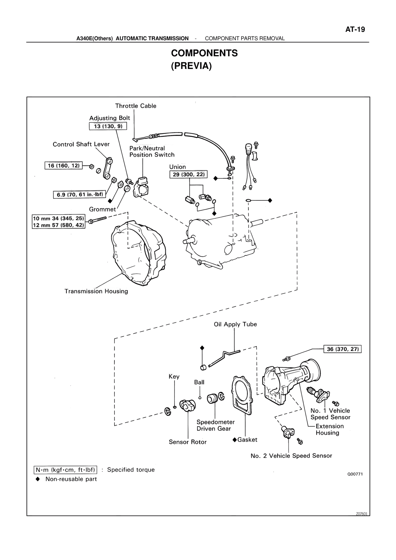 Components (Previa) — MK4 Supra ATM Unit Repair, page 165