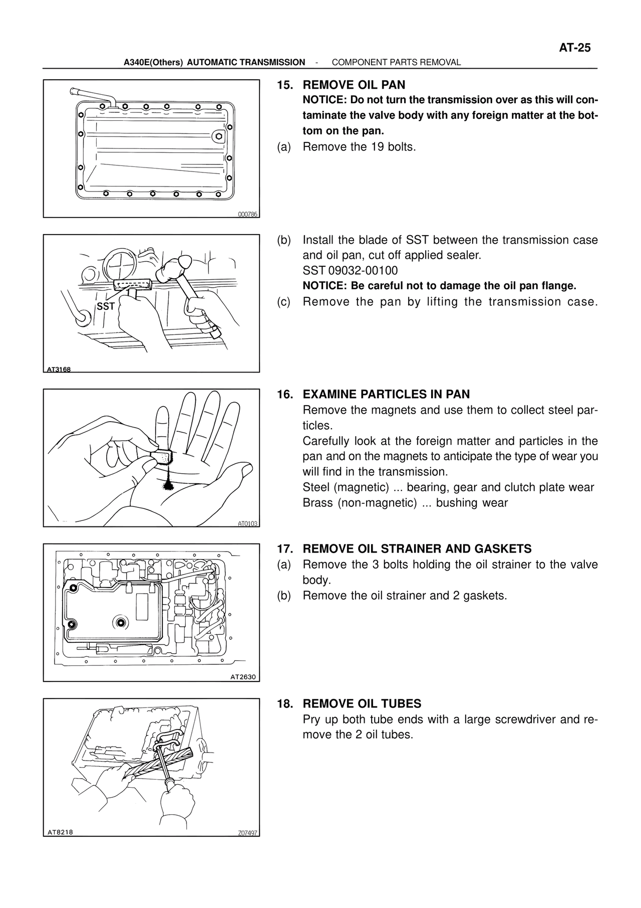 Component Parts Removal — MK4 Supra ATM Unit Repair, page 171