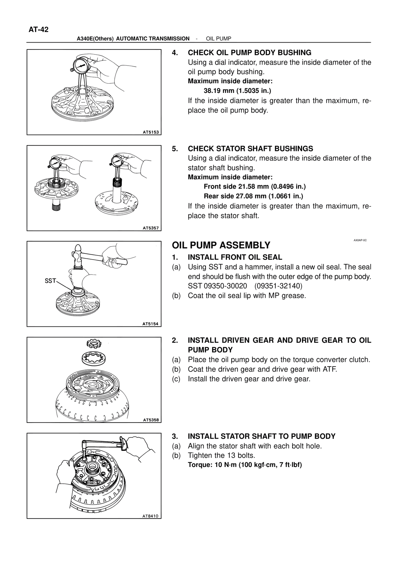 Oil Pump Assembly — MK4 Supra ATM Unit Repair, page 188