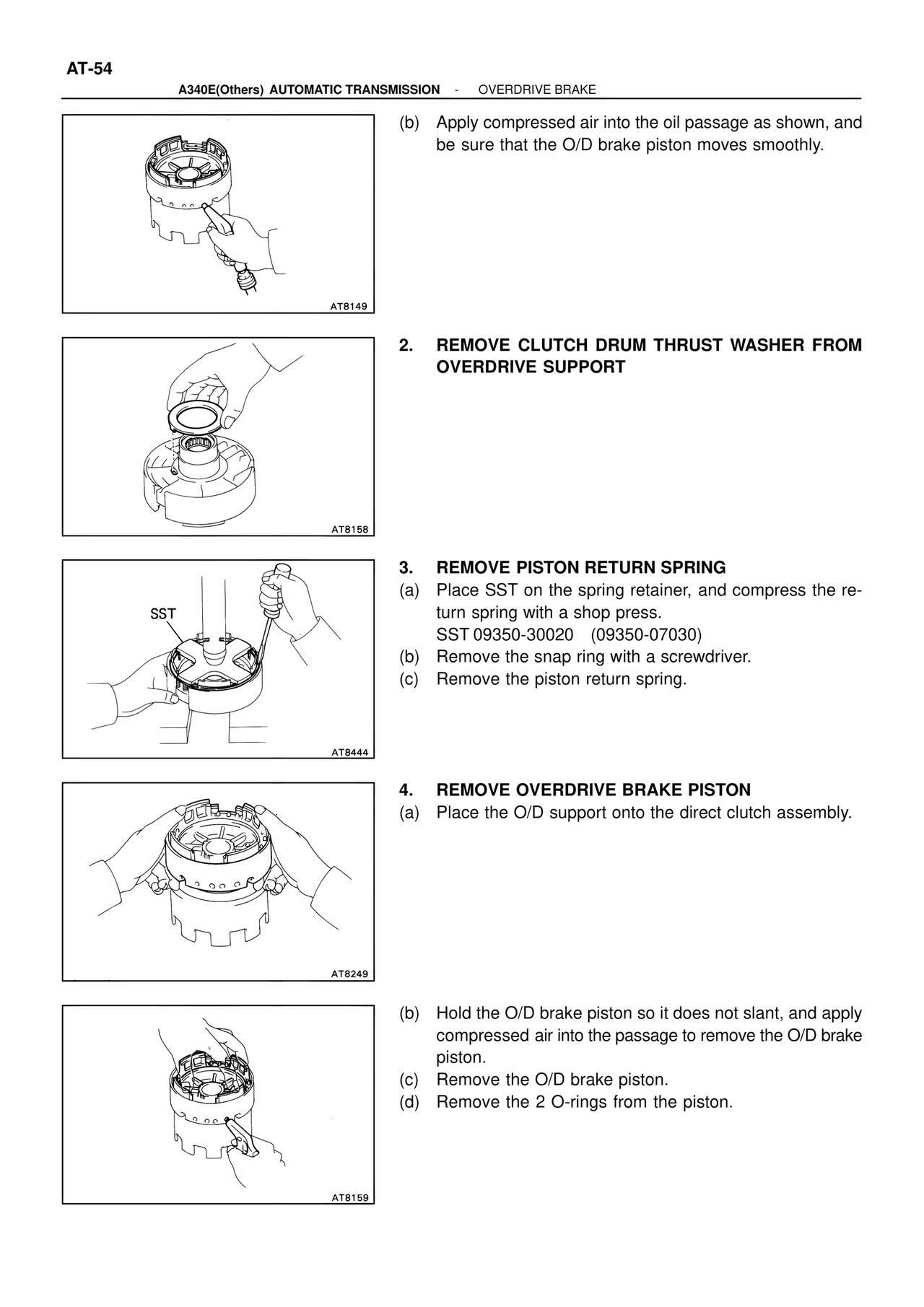 Overdrive Brake — MK4 Supra ATM Unit Repair, page 200