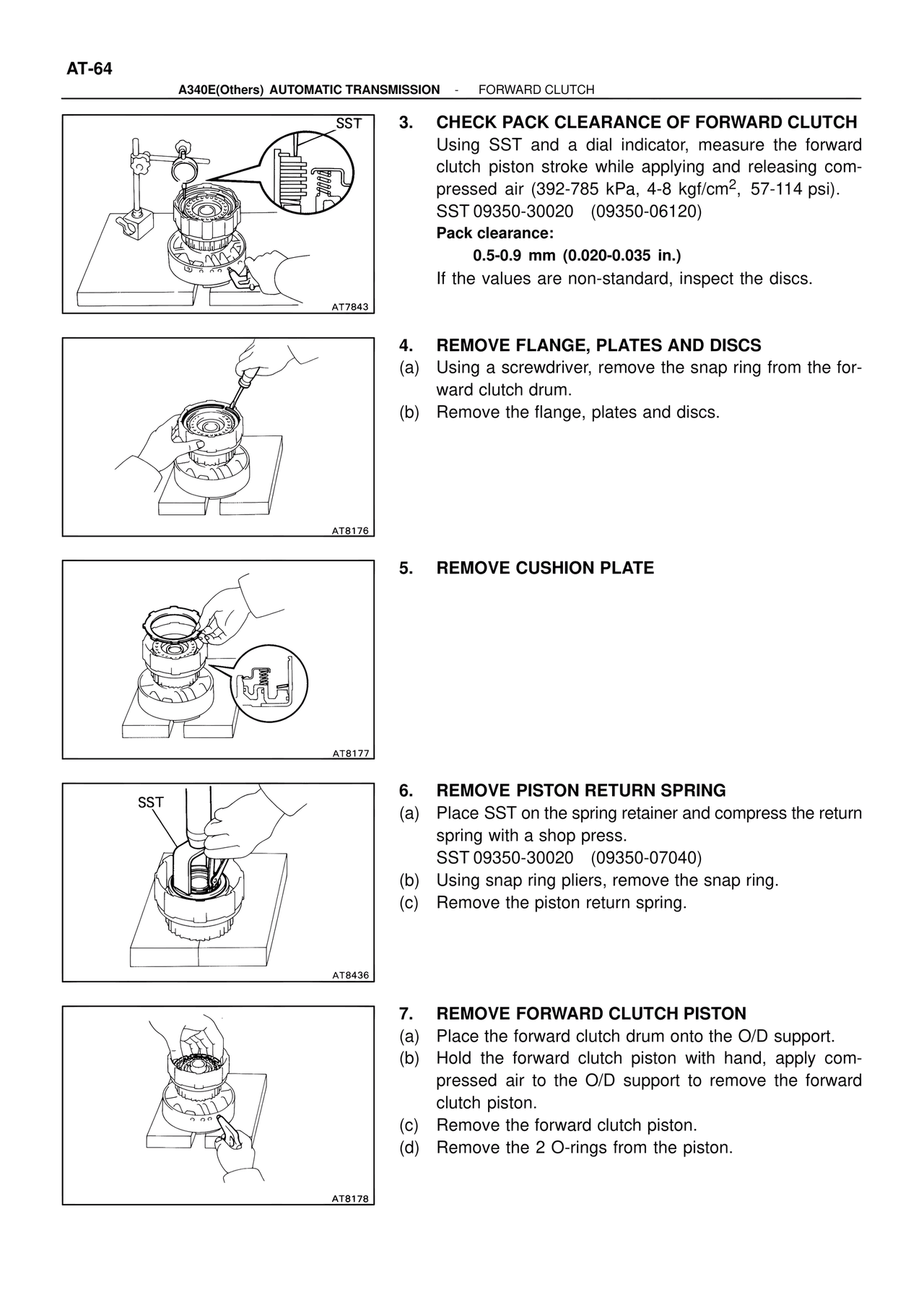 Forward Clutch — MK4 Supra ATM Unit Repair, page 210