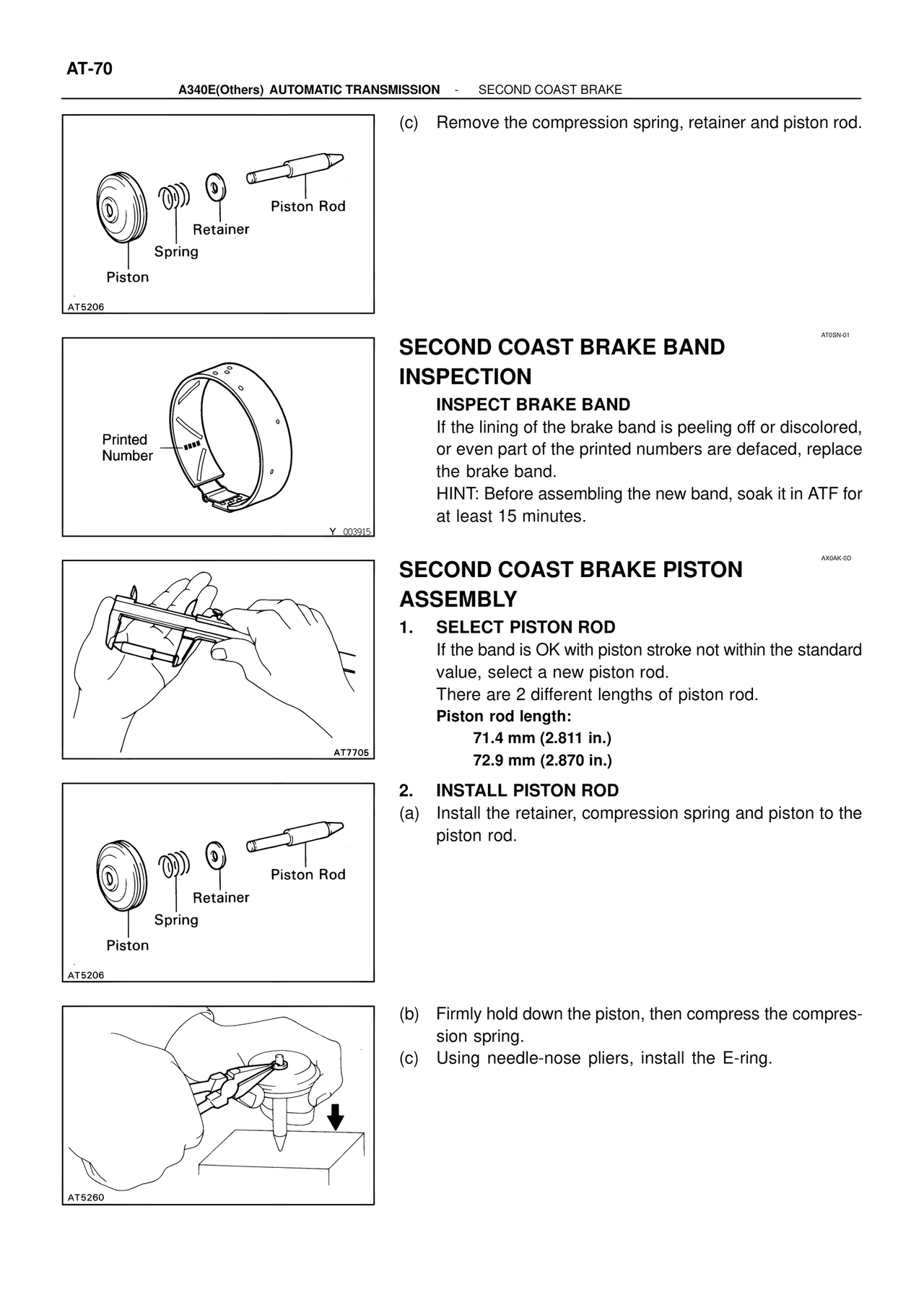 Second Coast Brake Band Inspection — MK4 Supra ATM Unit Repair, page 216