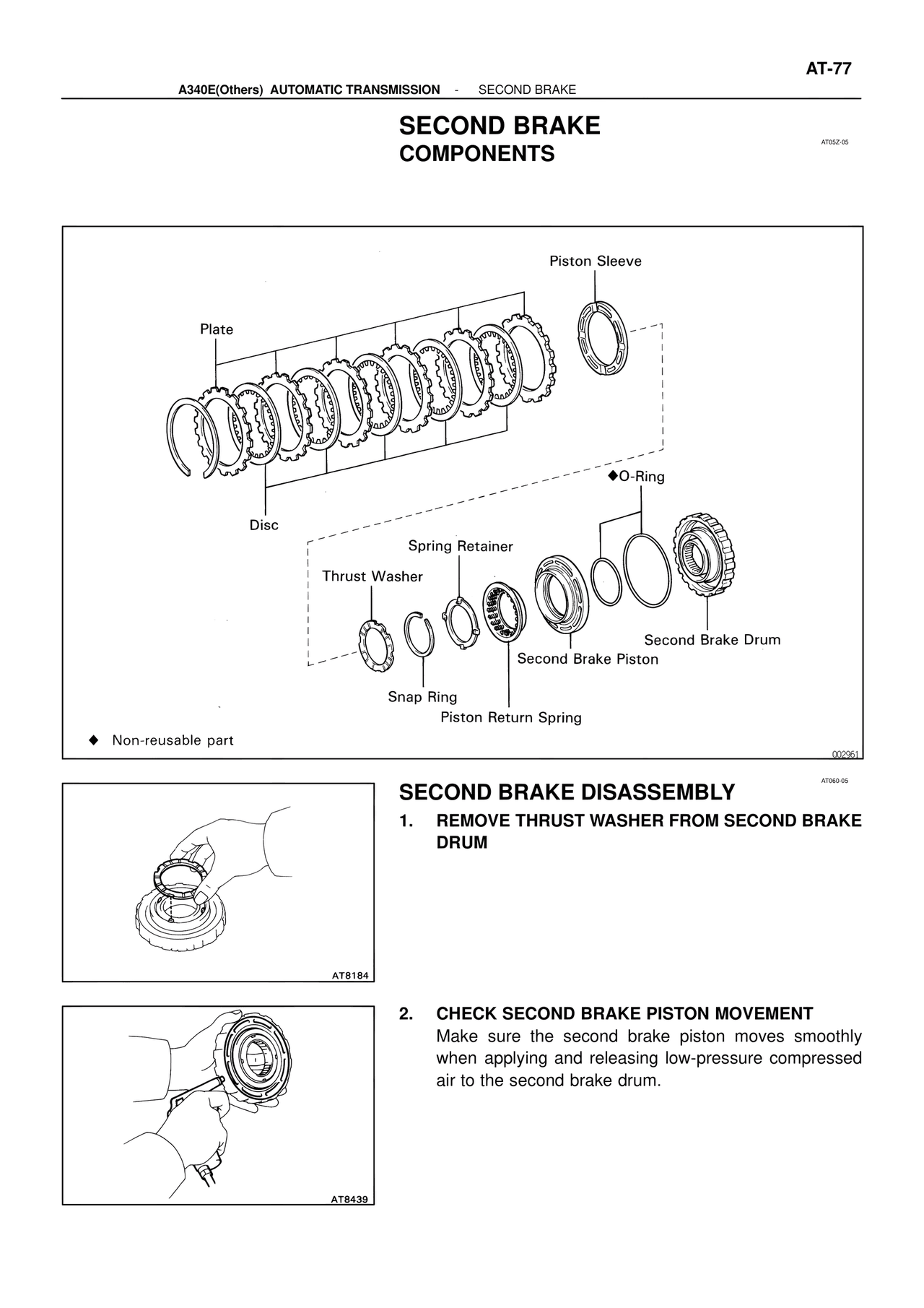 Second Brake Components — MK4 Supra ATM Unit Repair, page 223
