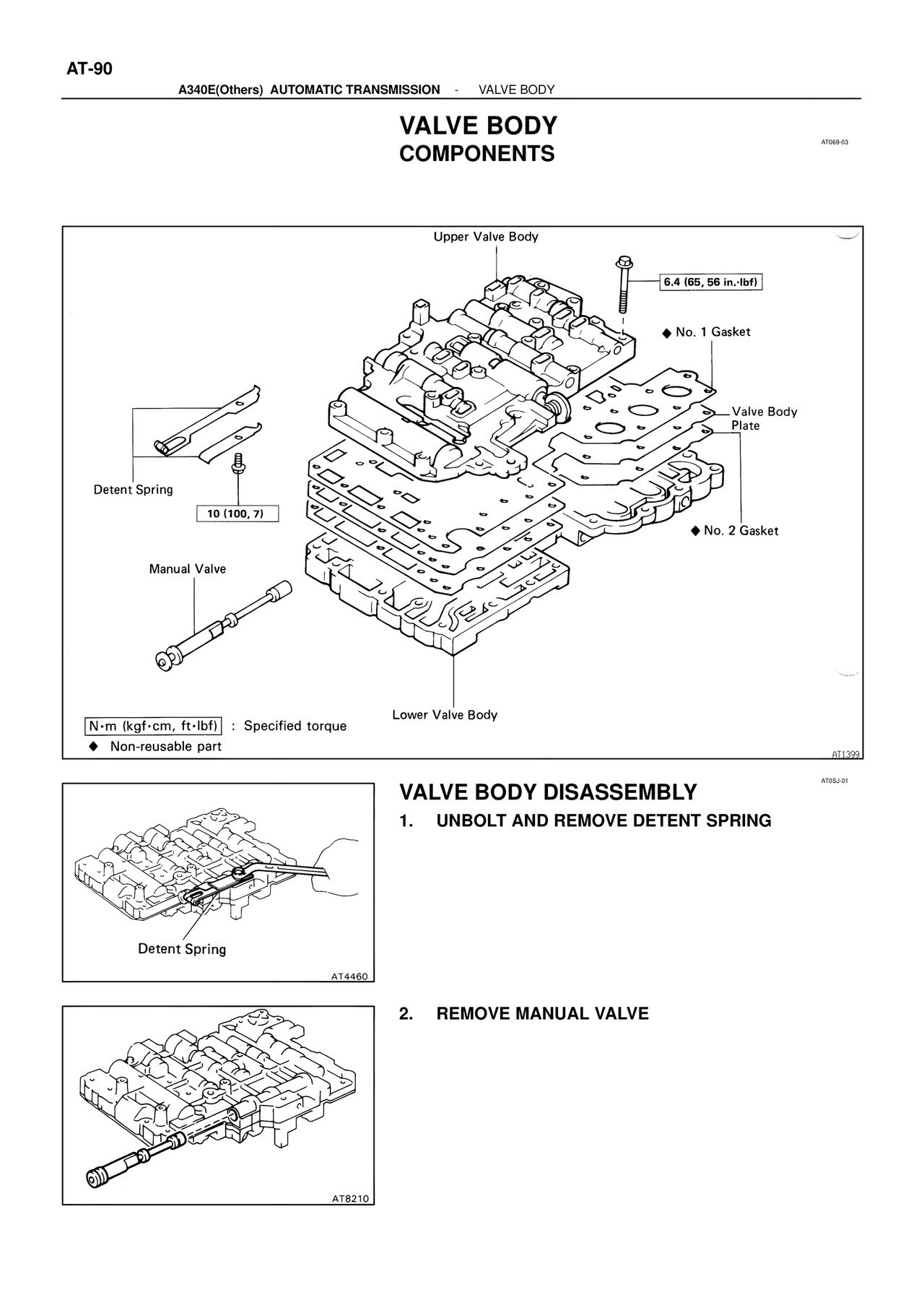 Valve Body Components — MK4 Supra ATM Unit Repair, page 236