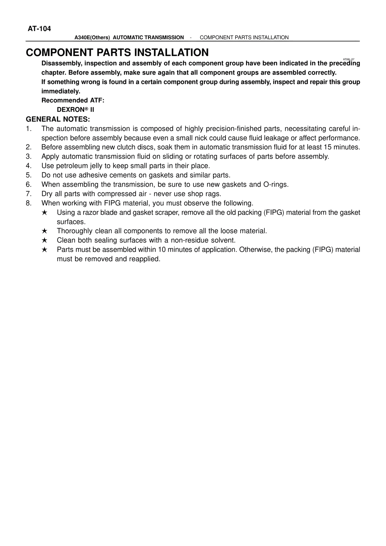 Component Parts Installation — MK4 Supra ATM Unit Repair, page 250