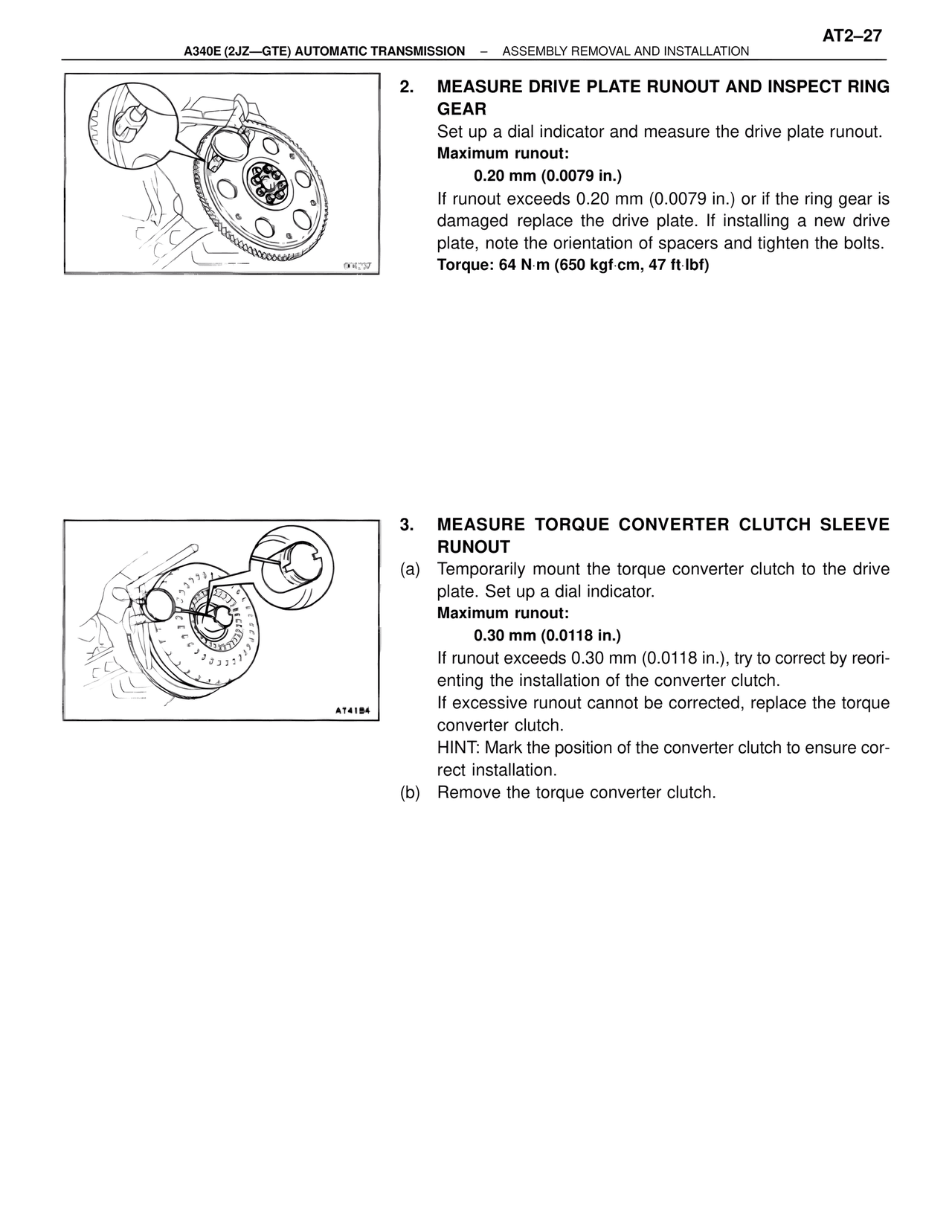 A340 Automatic Trans (GTE) — MK4 Supra A340 Automatic Trans (GTE), page 27