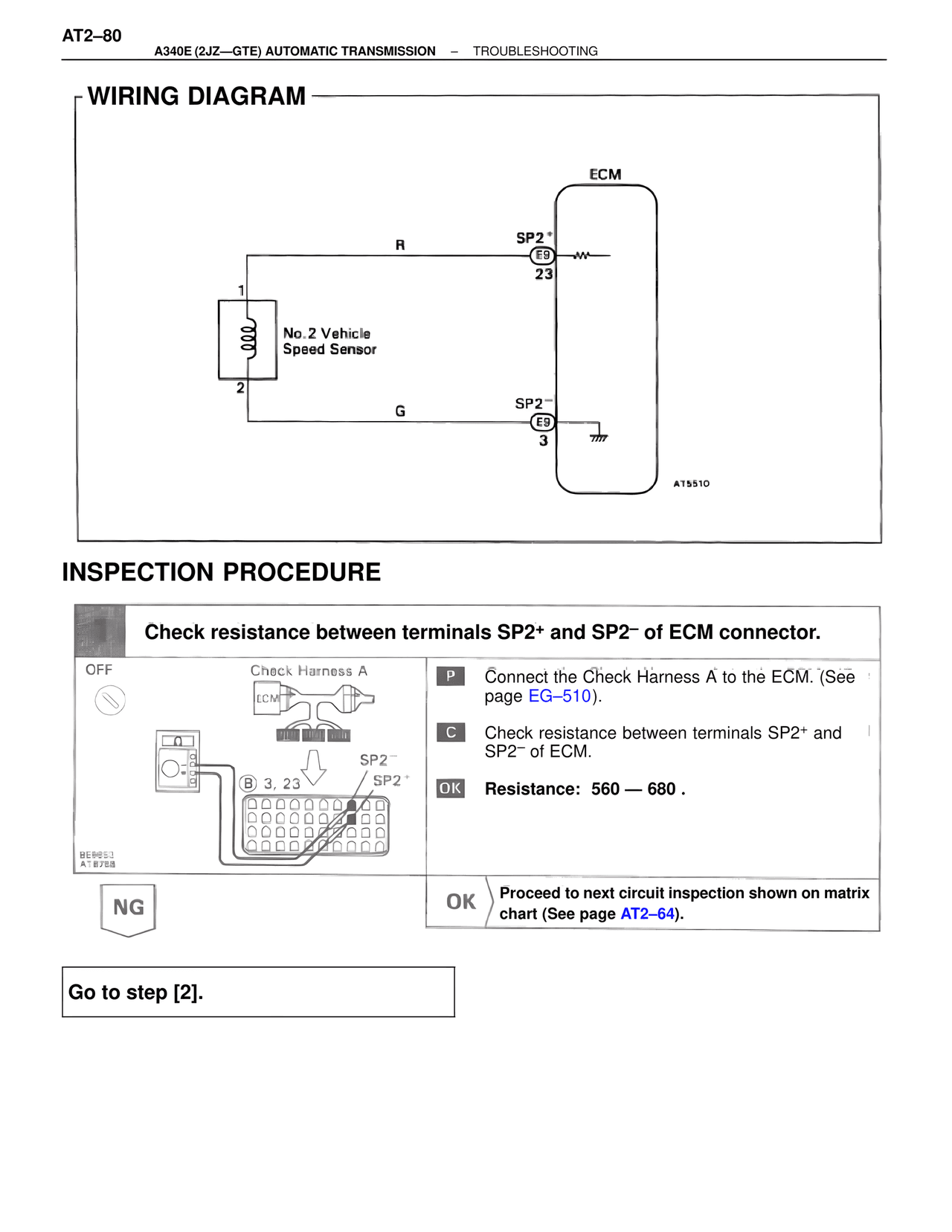 Wiring Diagram — MK4 Supra A340 Automatic Trans (GTE), page 80