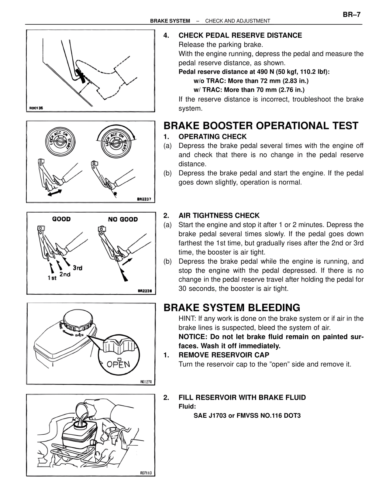 Brake Booster Operational Test — MK4 Supra Brakes, ABS & TRAC Systems, page 7