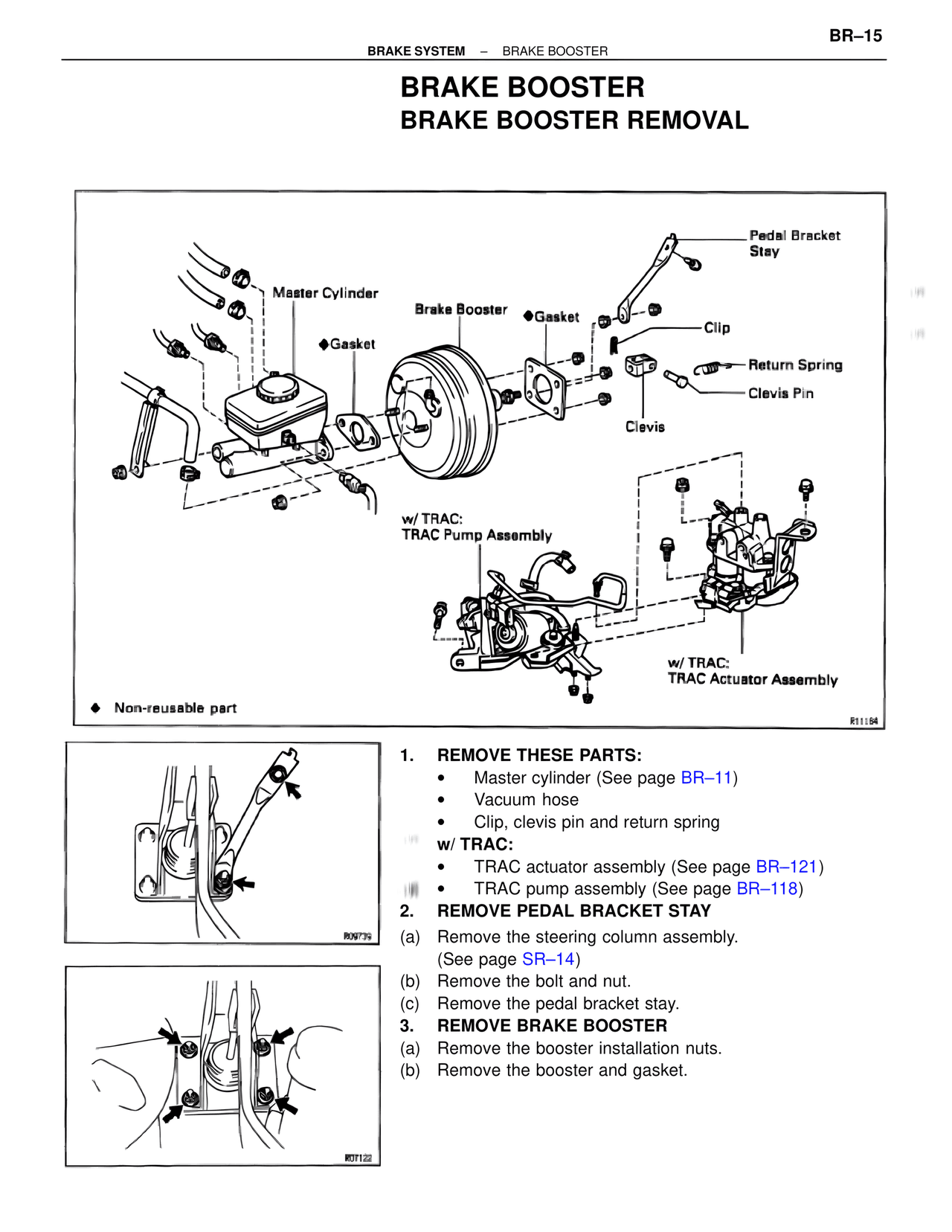 Brake Booster Brake Booster Removal — MK4 Supra Brakes, ABS & TRAC Systems, page 15