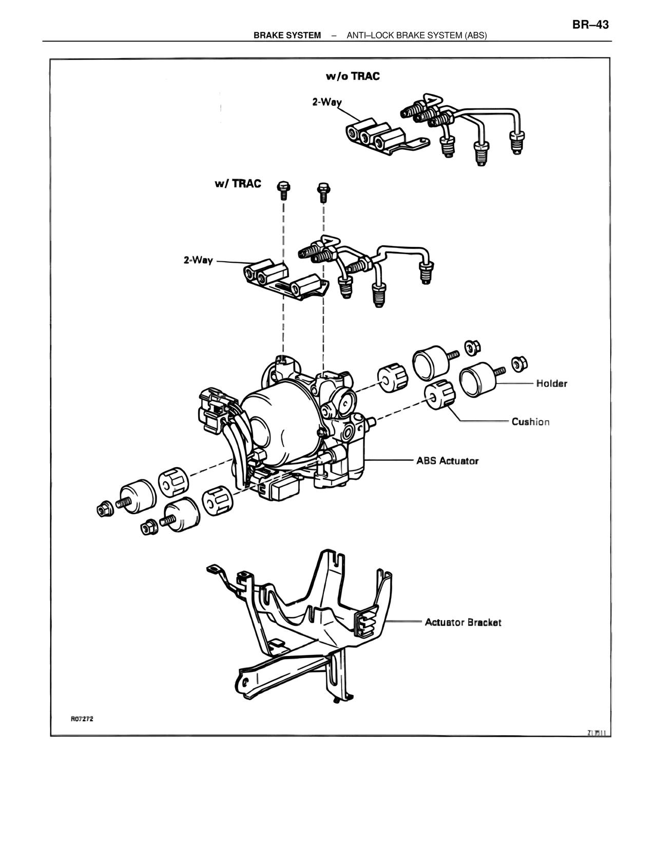 Brakes, ABS & TRAC Systems — MK4 Supra Brakes, ABS & TRAC Systems, page 43