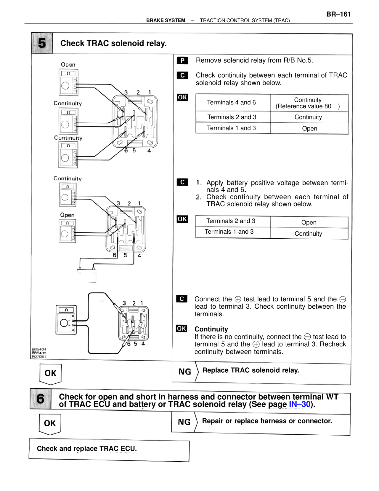 Check TRAC solenoid relay. — MK4 Supra Brakes, ABS & TRAC Systems, page 161