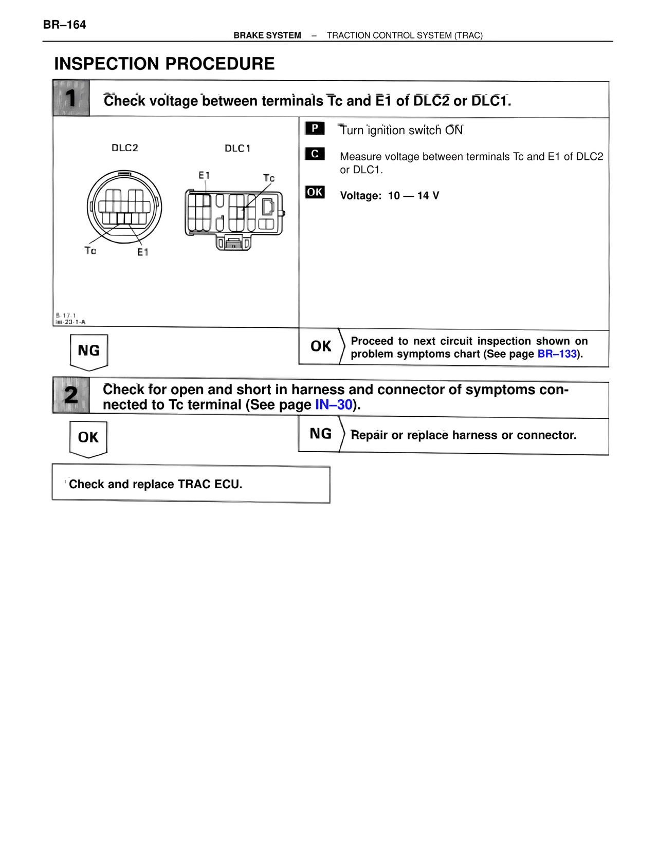 Inspection Procedure — MK4 Supra Brakes, ABS & TRAC Systems, page 164