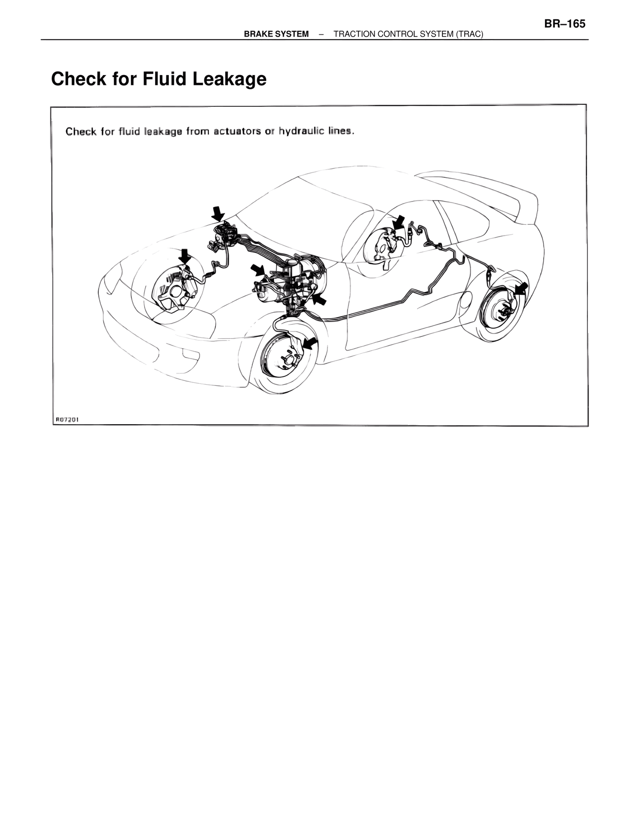 Check for Fluid Leakage — MK4 Supra Brakes, ABS & TRAC Systems, page 165
