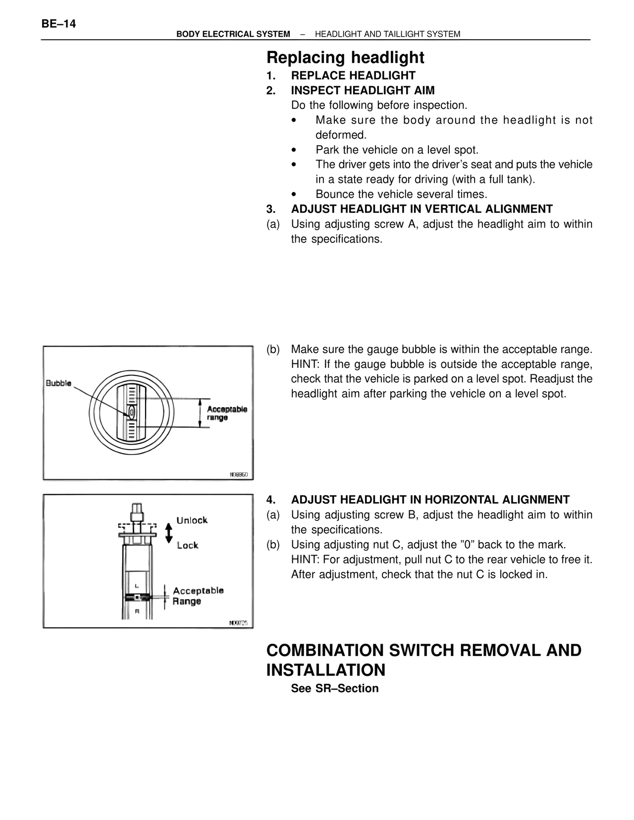 Replacing headlight — MK4 Supra Body Electrical Systems, page 14