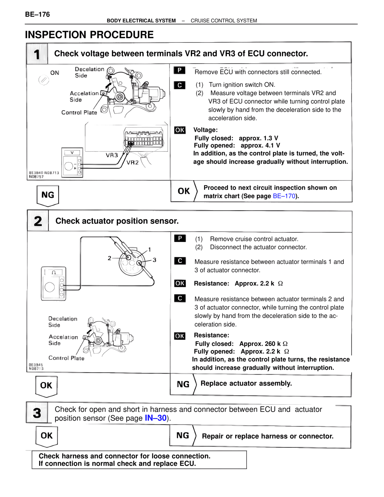 Inspection Procedure — MK4 Supra Body Electrical Systems, page 176