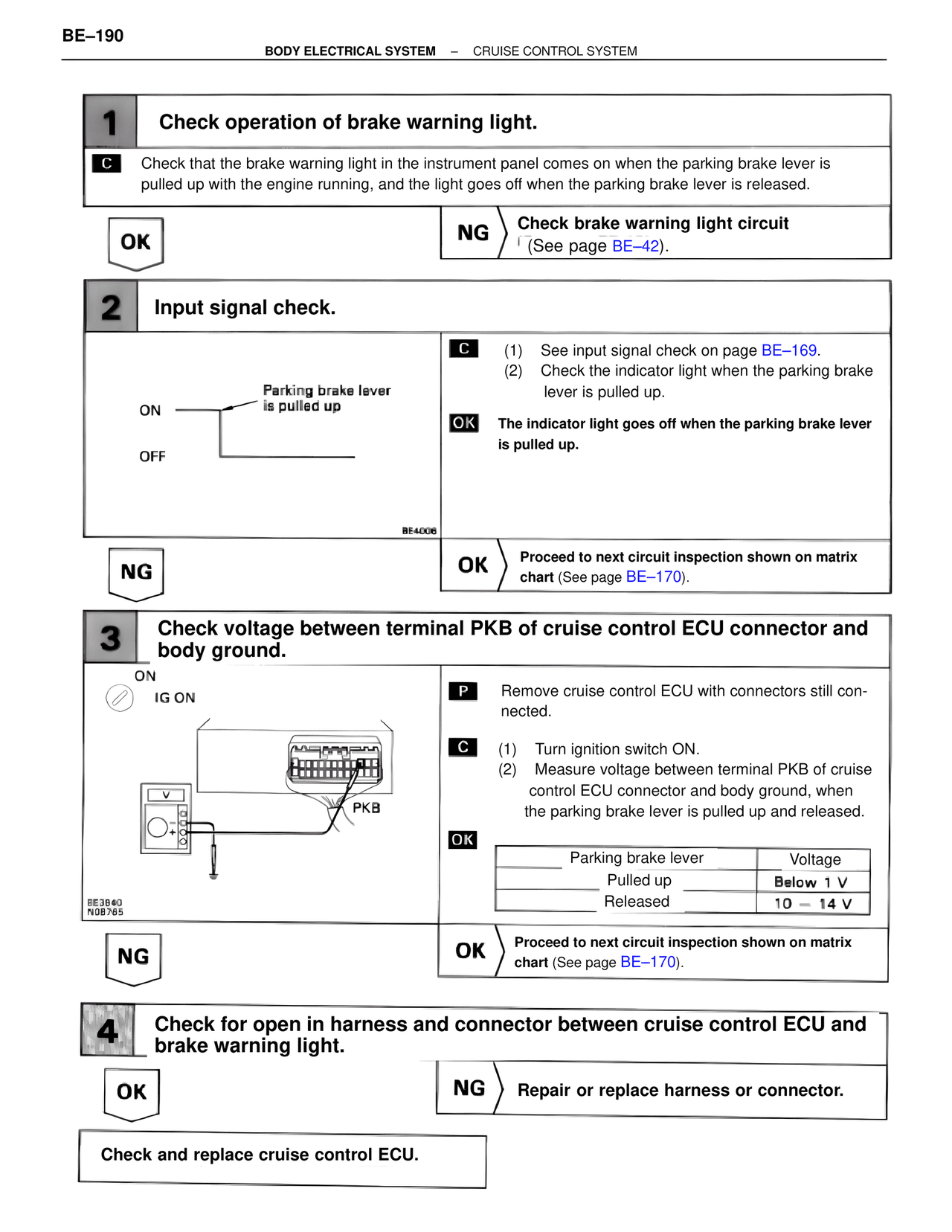 Body Electrical Systems — MK4 Supra Body Electrical Systems, page 190