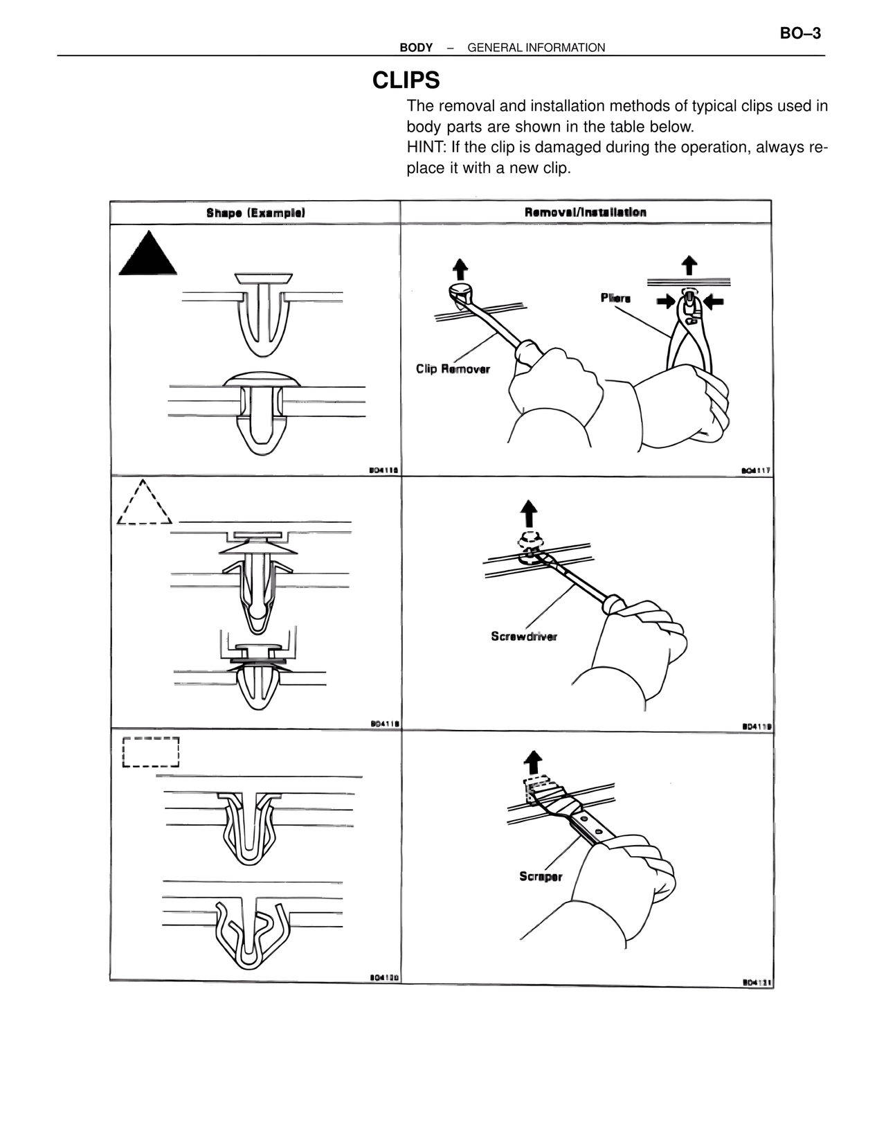 Clips — MK4 Supra Body Mechanical, page 3
