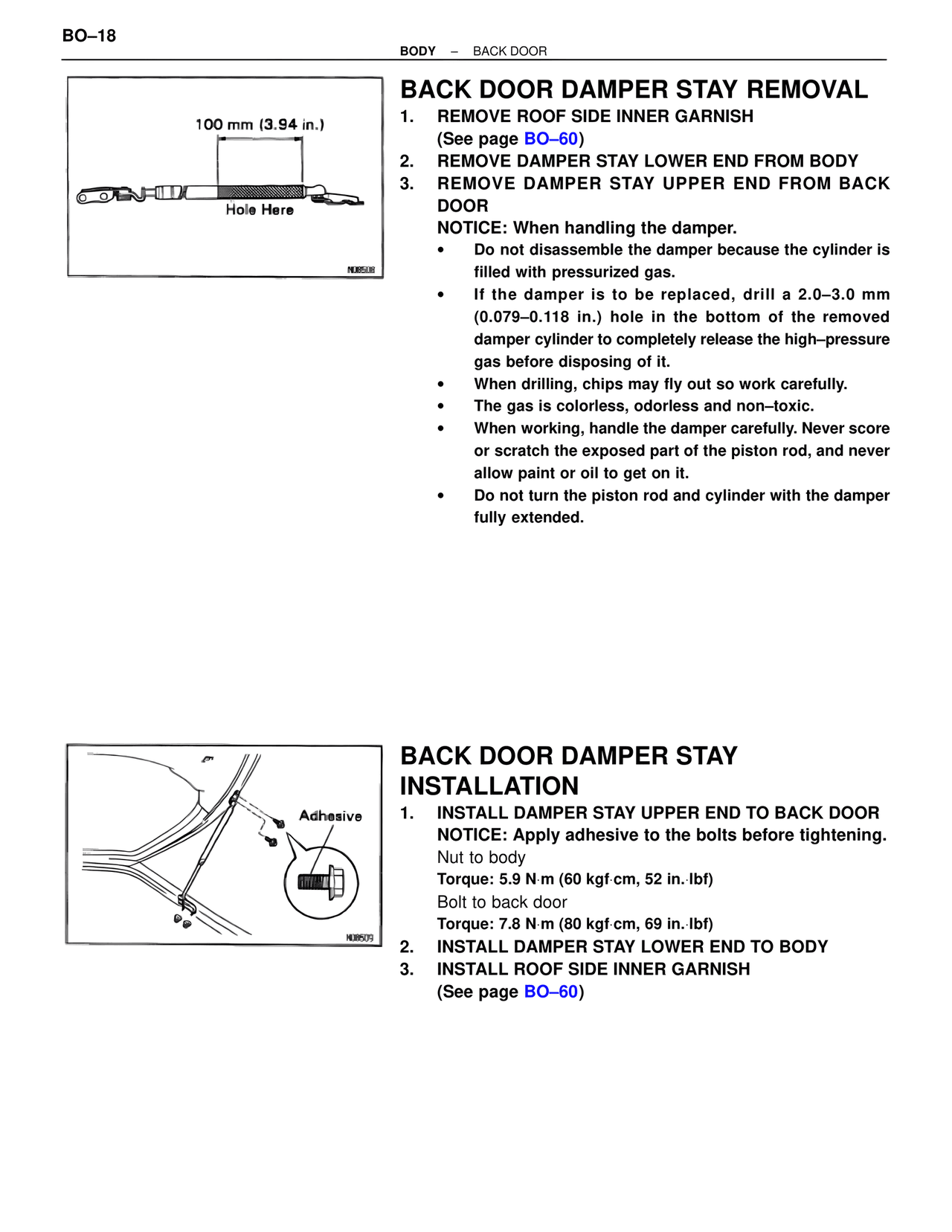 Back Door Damper Stay Removal — MK4 Supra Body Mechanical, page 18