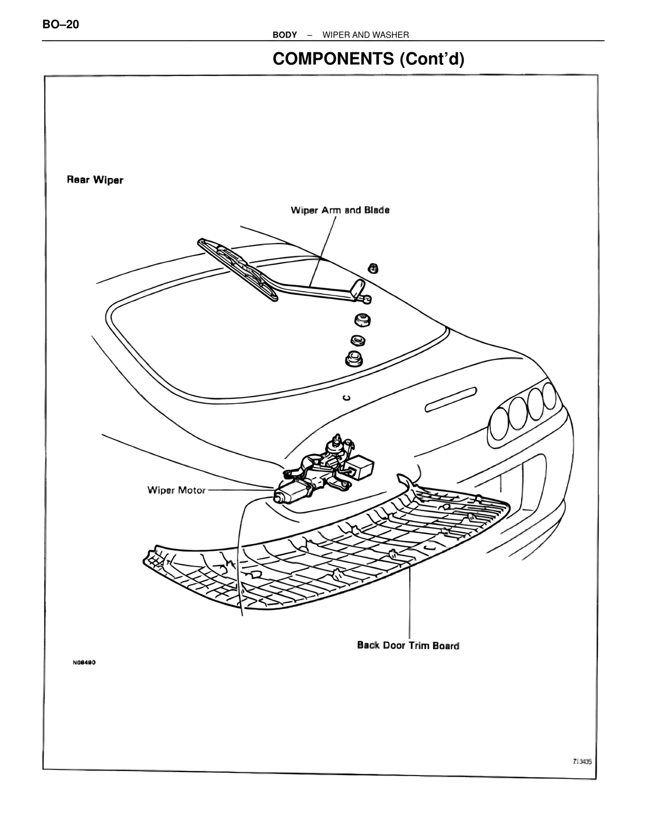 Components (Cont'd) — MK4 Supra Body Mechanical, page 20