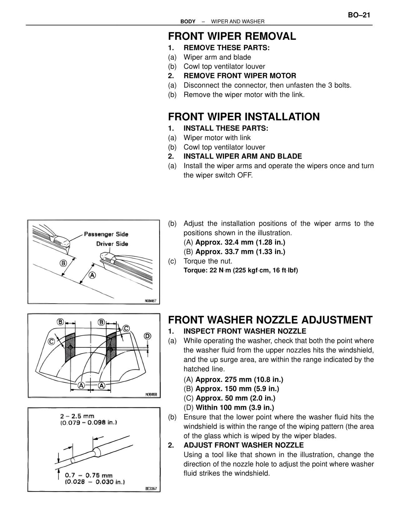 Front Wiper Removal — MK4 Supra Body Mechanical, page 21