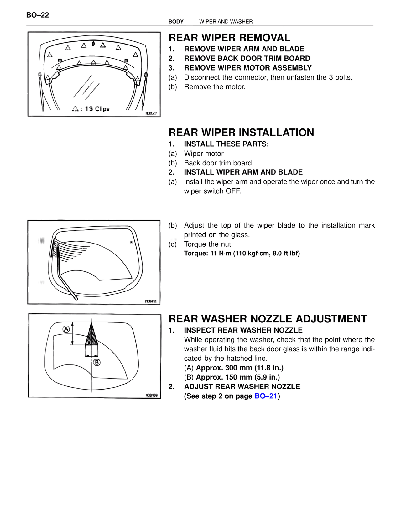 Rear Wiper Removal — MK4 Supra Body Mechanical, page 22
