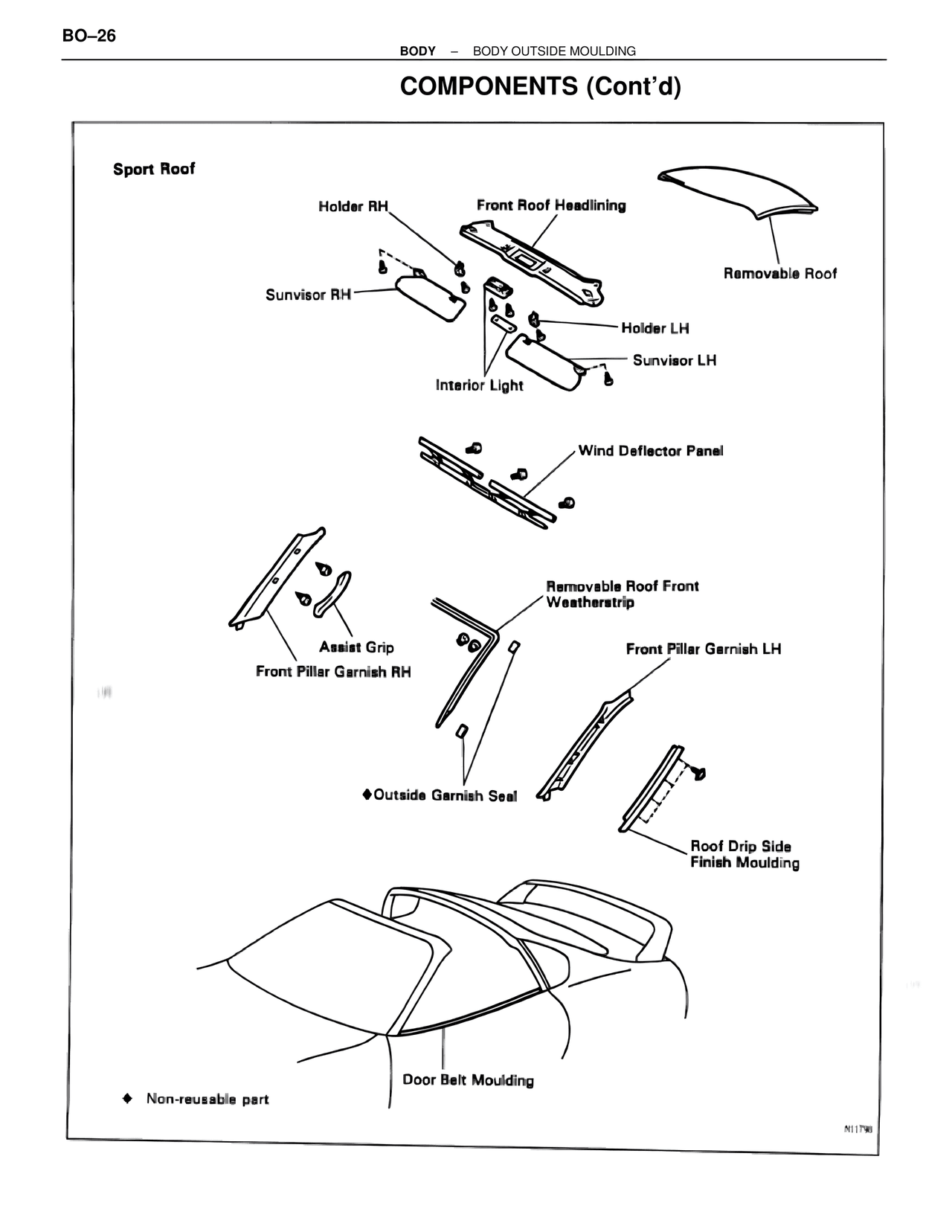 Components (Cont'd) — MK4 Supra Body Mechanical, page 26