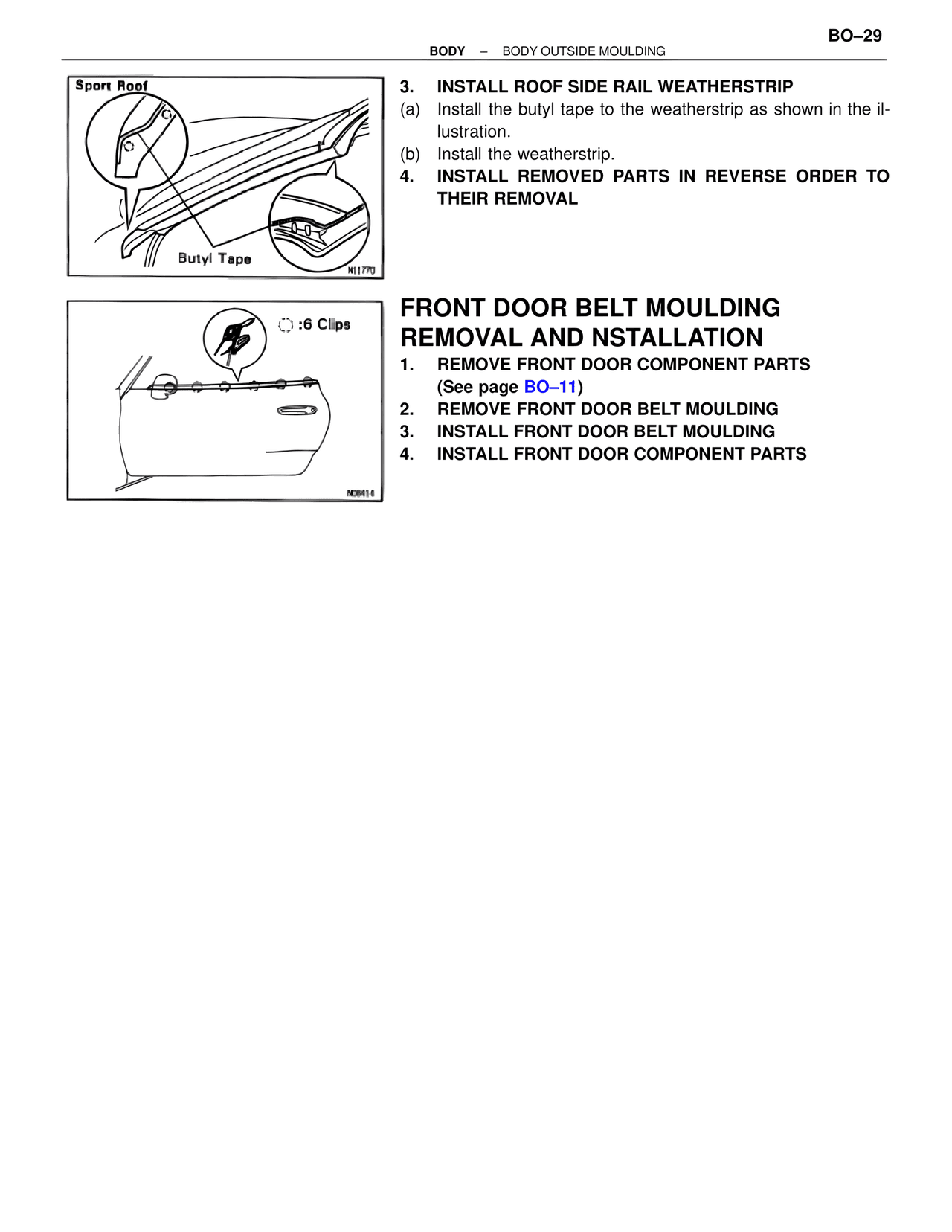 Front Door Belt Moulding Removal and Nstallation — MK4 Supra Body Mechanical, page 29