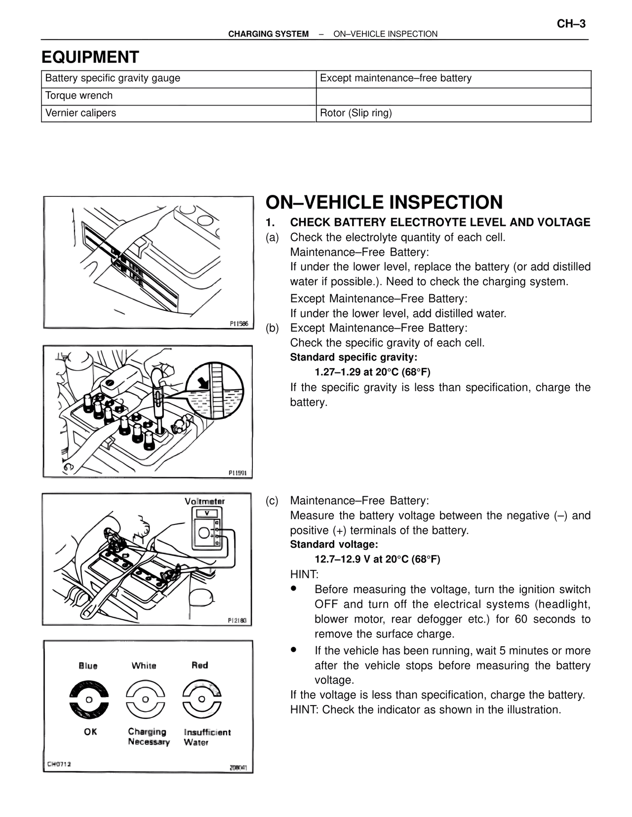 On-Vehicle Inspection — MK4 Supra Charging System, page 4