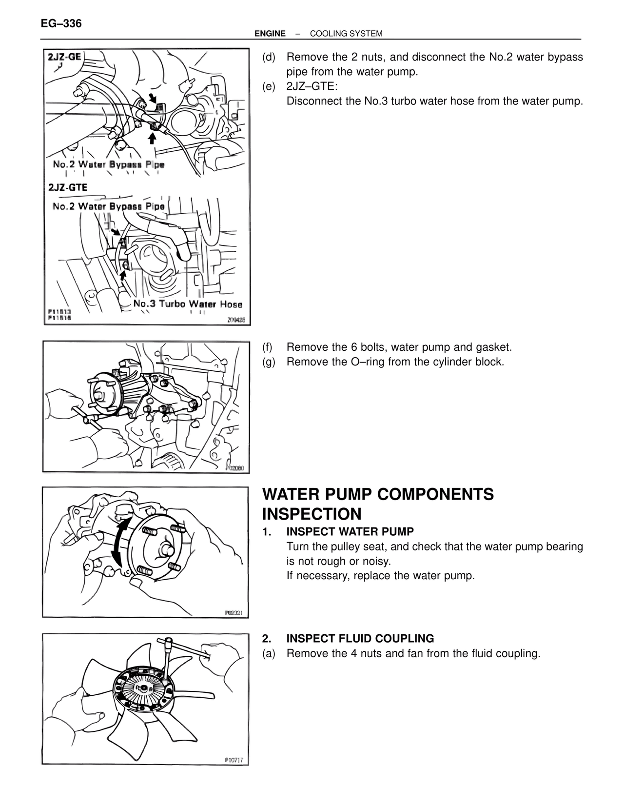Water Pump Components Inspection — MK4 Supra Cooling System, page 8