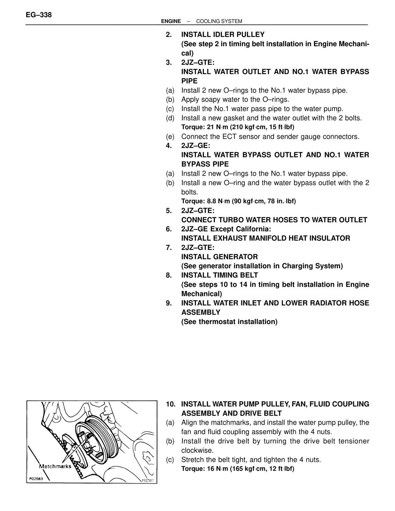 Cooling System — MK4 Supra Cooling System, page 10