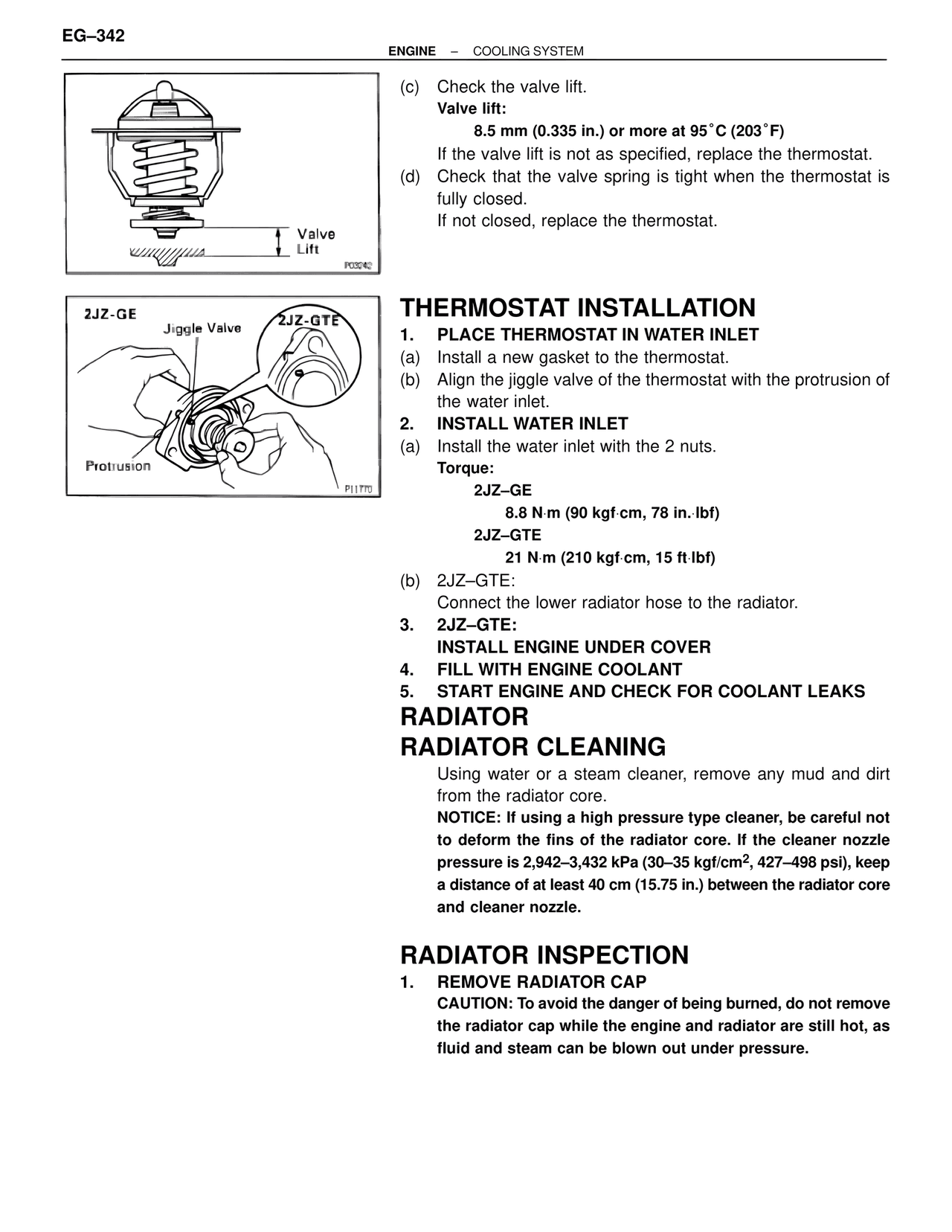 Thermostat Installation — MK4 Supra Cooling System, page 14