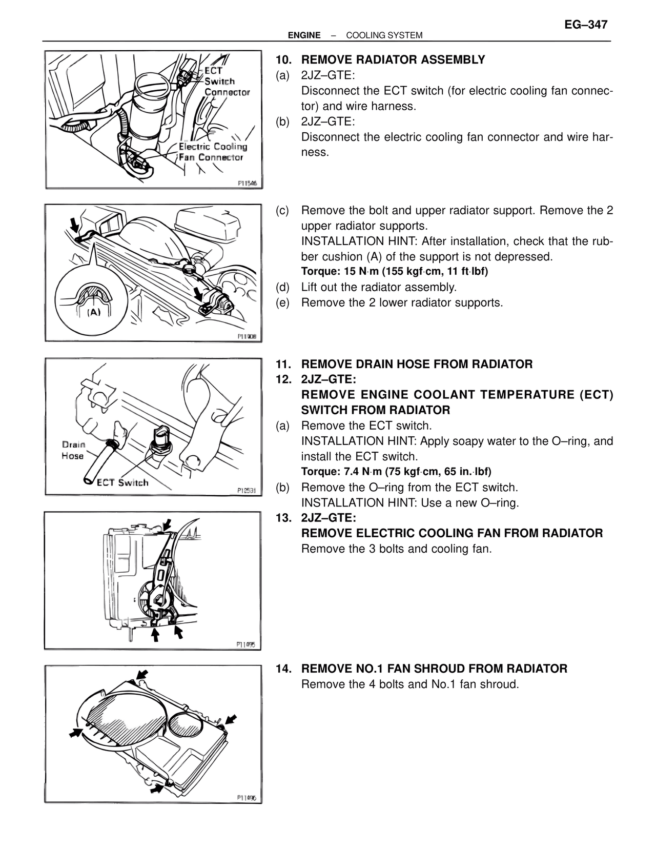 Cooling System — MK4 Supra Cooling System, page 19