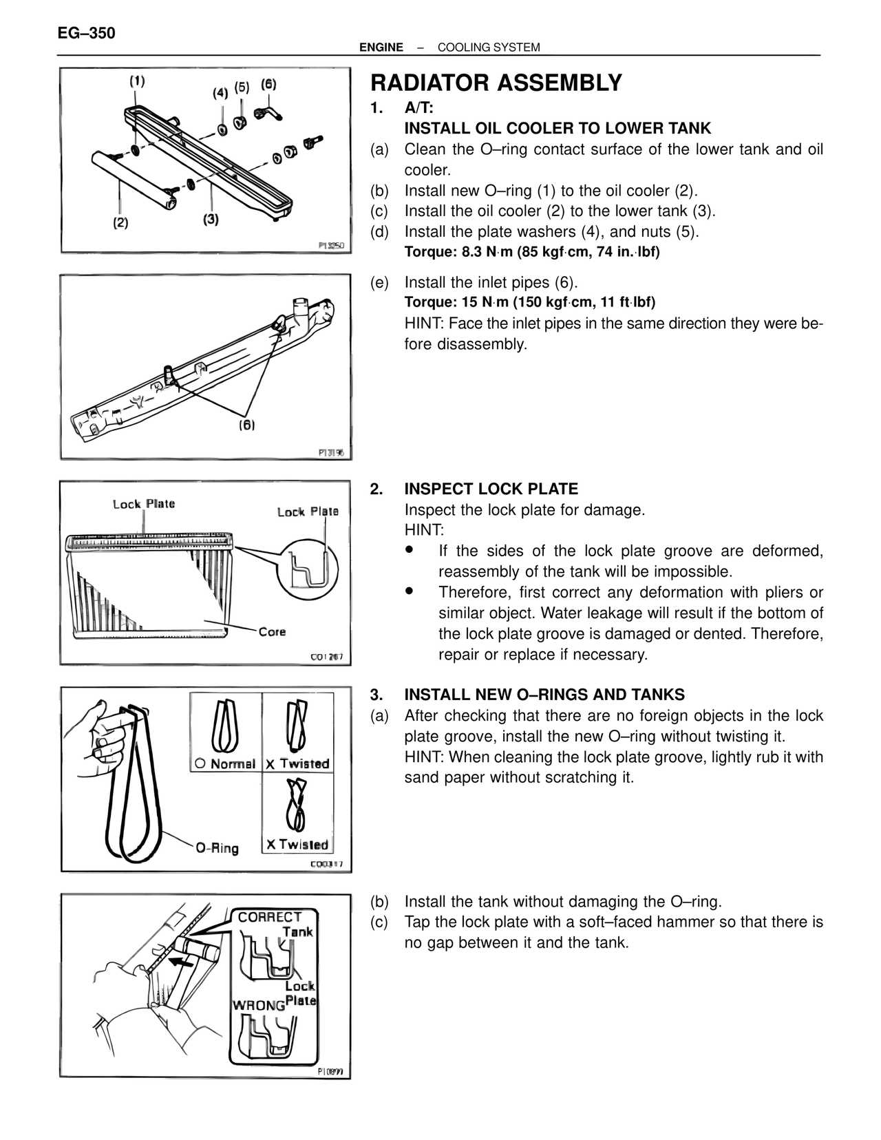 Radiator Assembly — MK4 Supra Cooling System, page 22