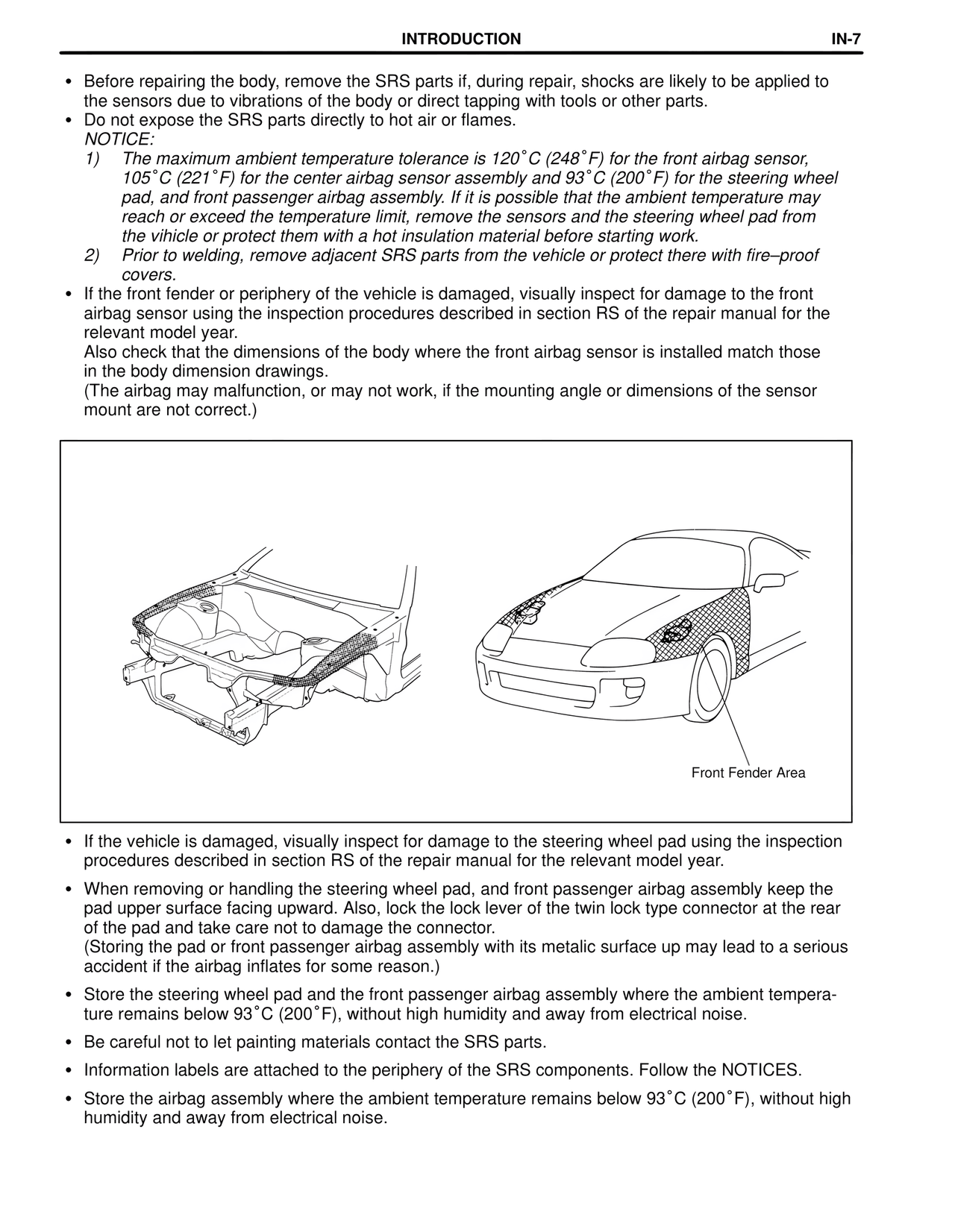 Collision Repair — MK4 Supra Collision Repair, page 7