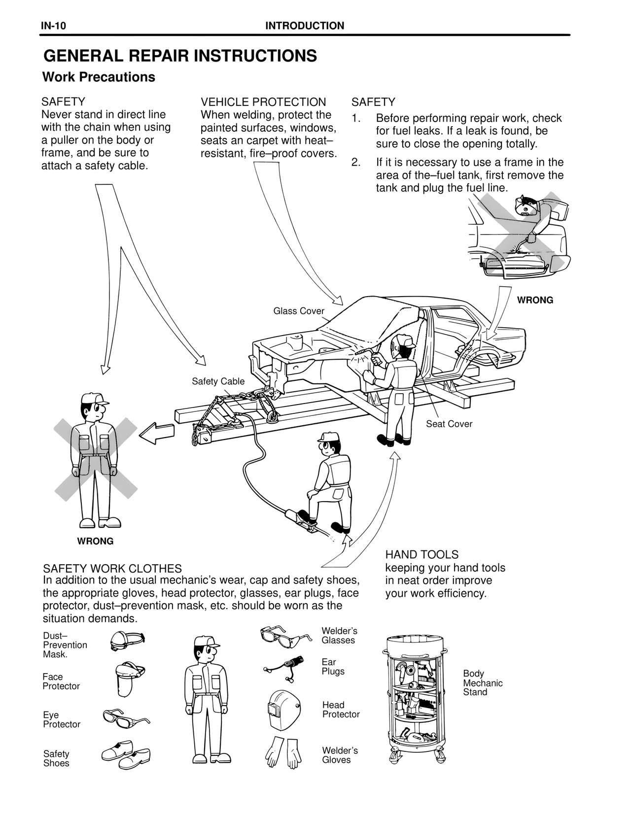 General Repair Instructions — MK4 Supra Collision Repair, page 10