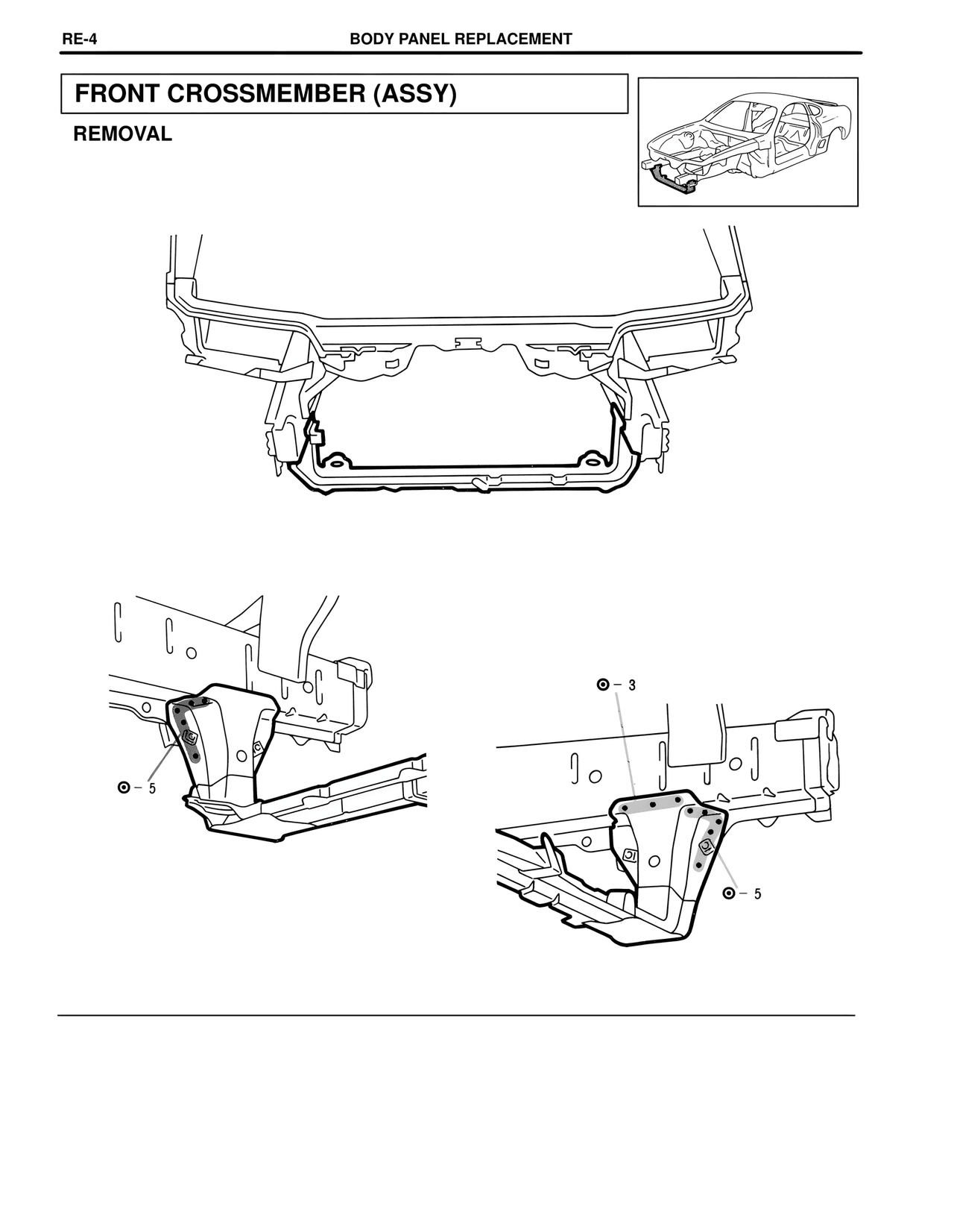 Front Crossmember (Assy) — MK4 Supra Collision Repair, page 27