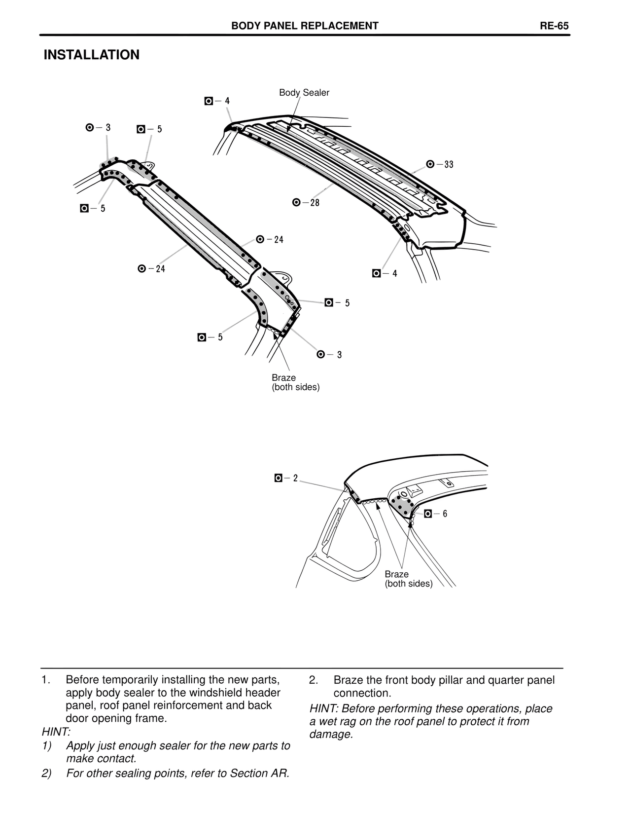 Installation — MK4 Supra Collision Repair, page 88